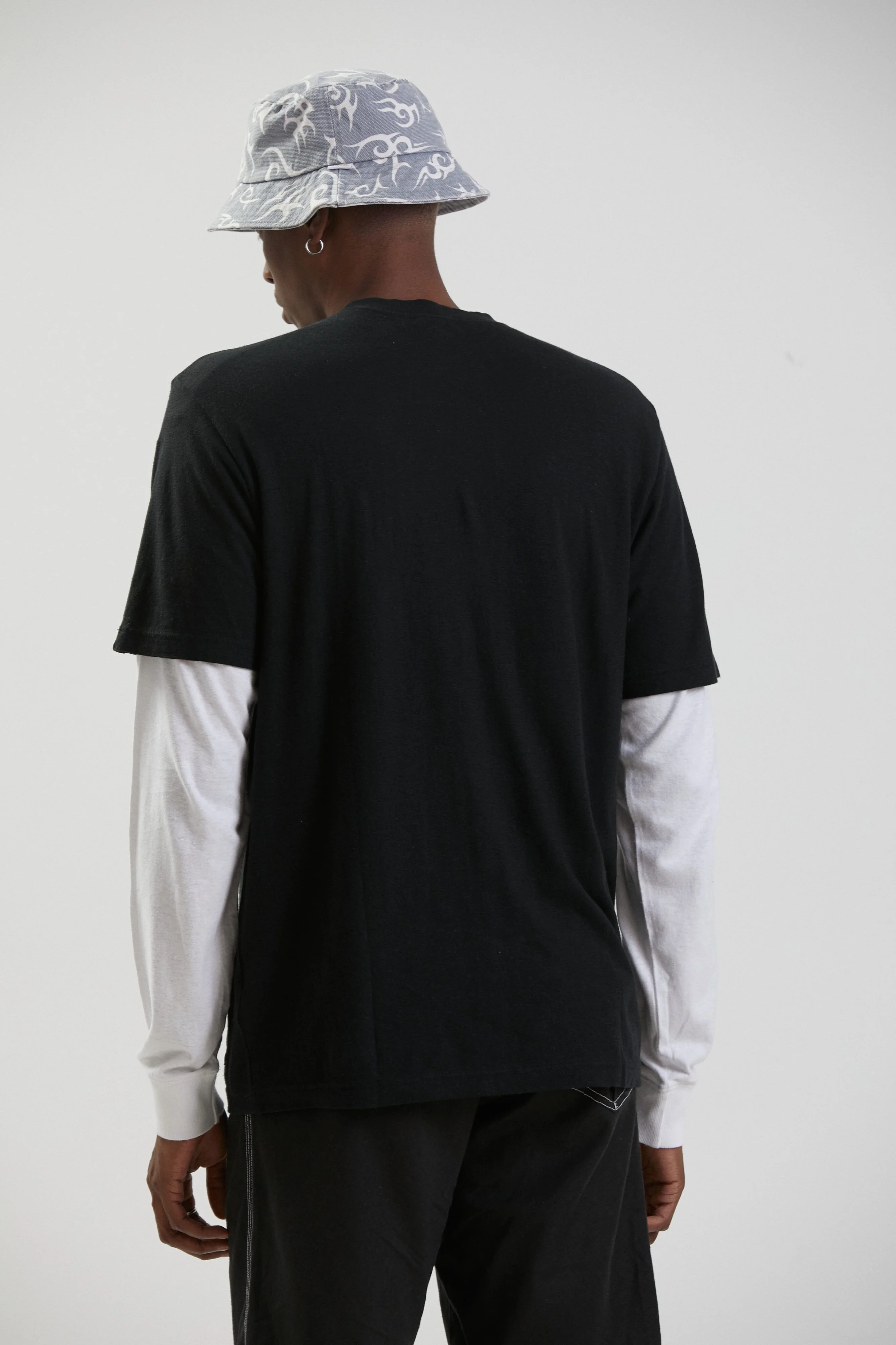 AFENDS MENS Classic - Hemp Retro Tee Shirt - Black - Image 10