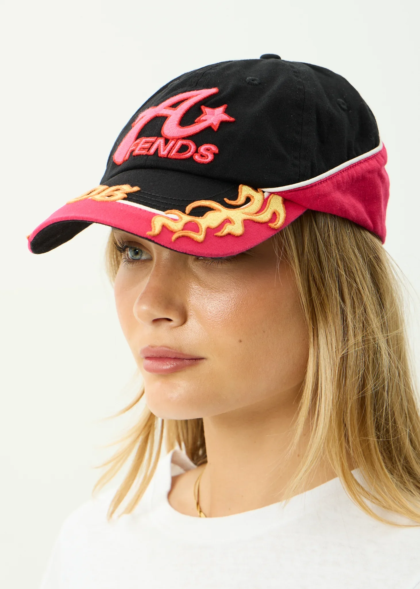 AFENDS Rocked - Derby - Panelled Cap - Black - Image 4