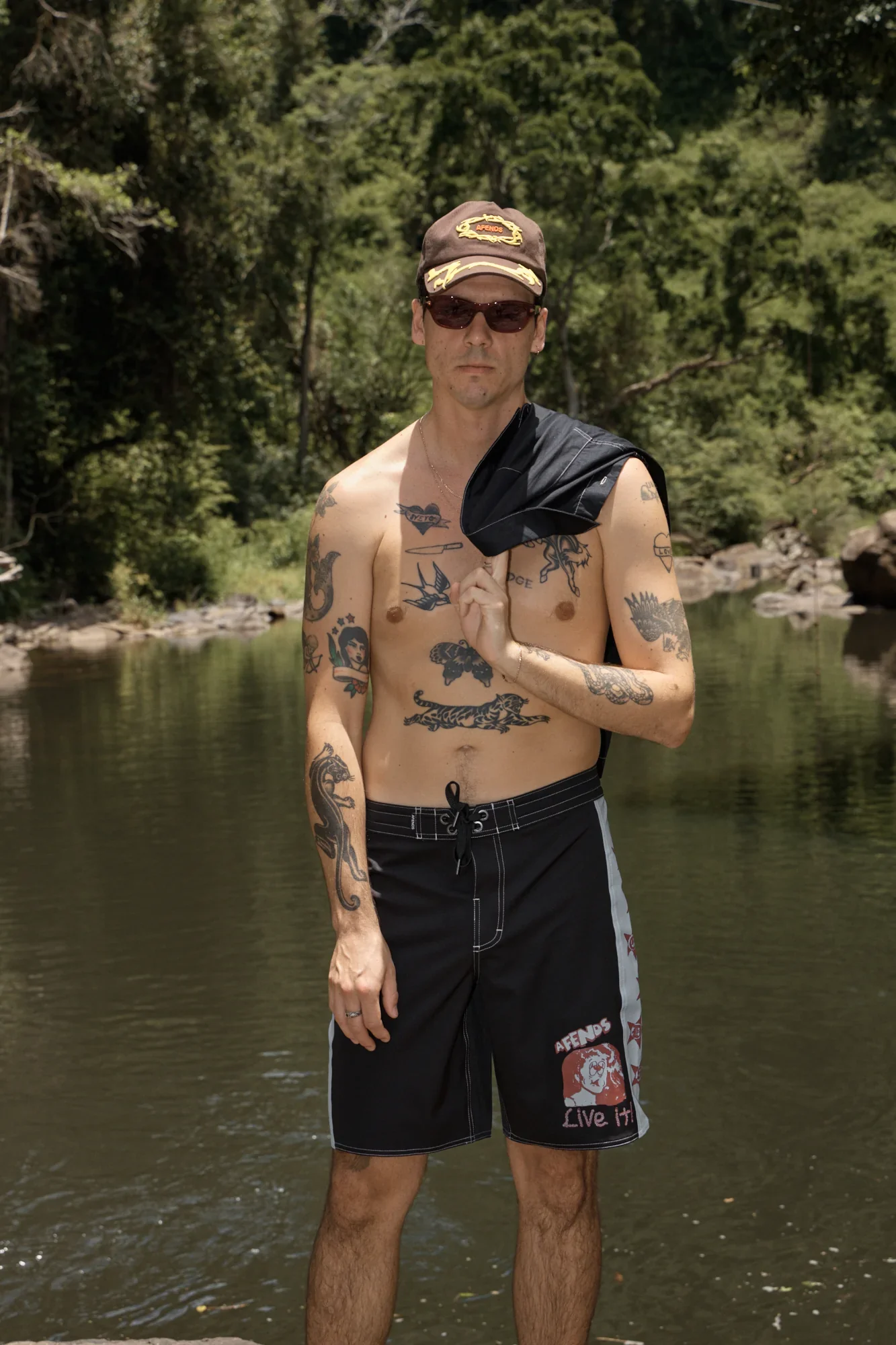 AFENDS Rocked - Five Panel Cap - Coffee - Image 13