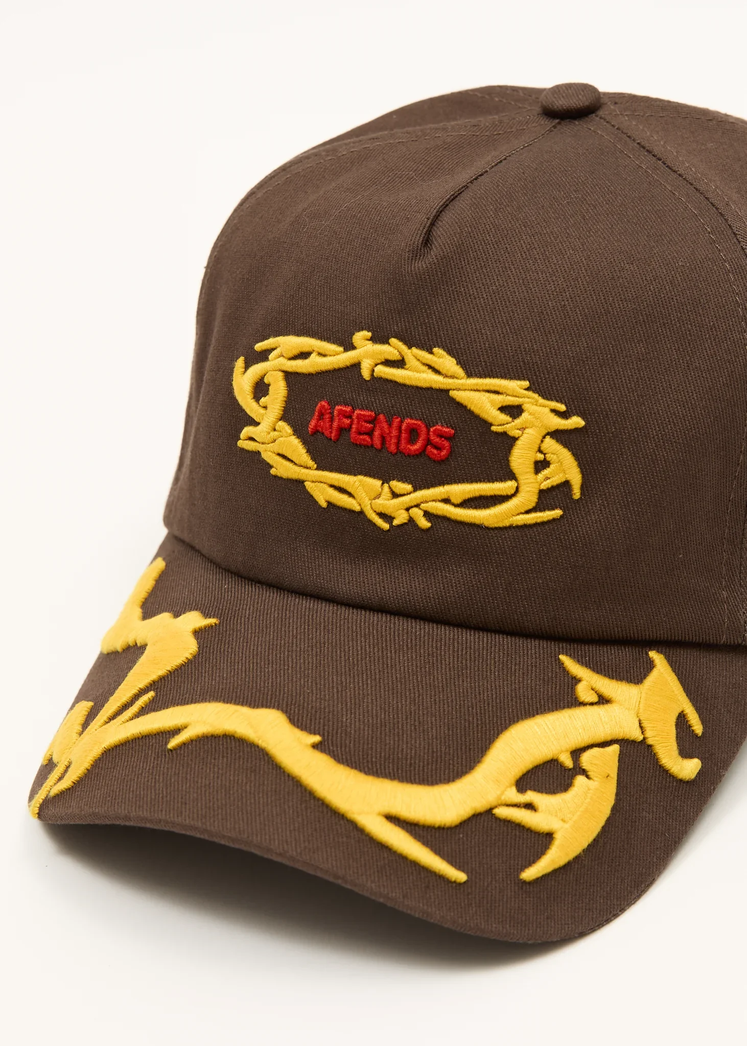 AFENDS Rocked - Five Panel Cap - Coffee - Image 17