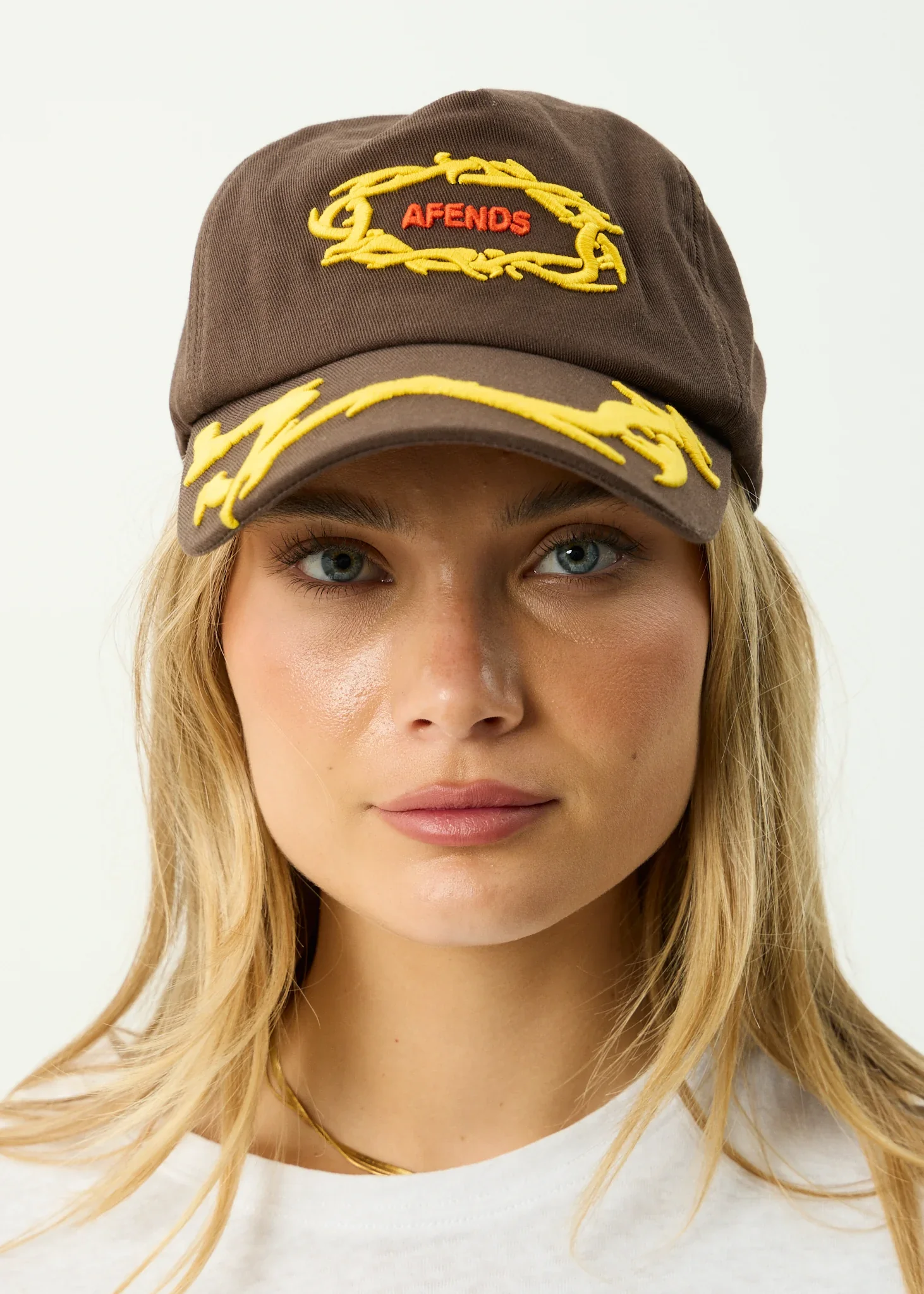 AFENDS Rocked - Five Panel Cap - Coffee - Image 4