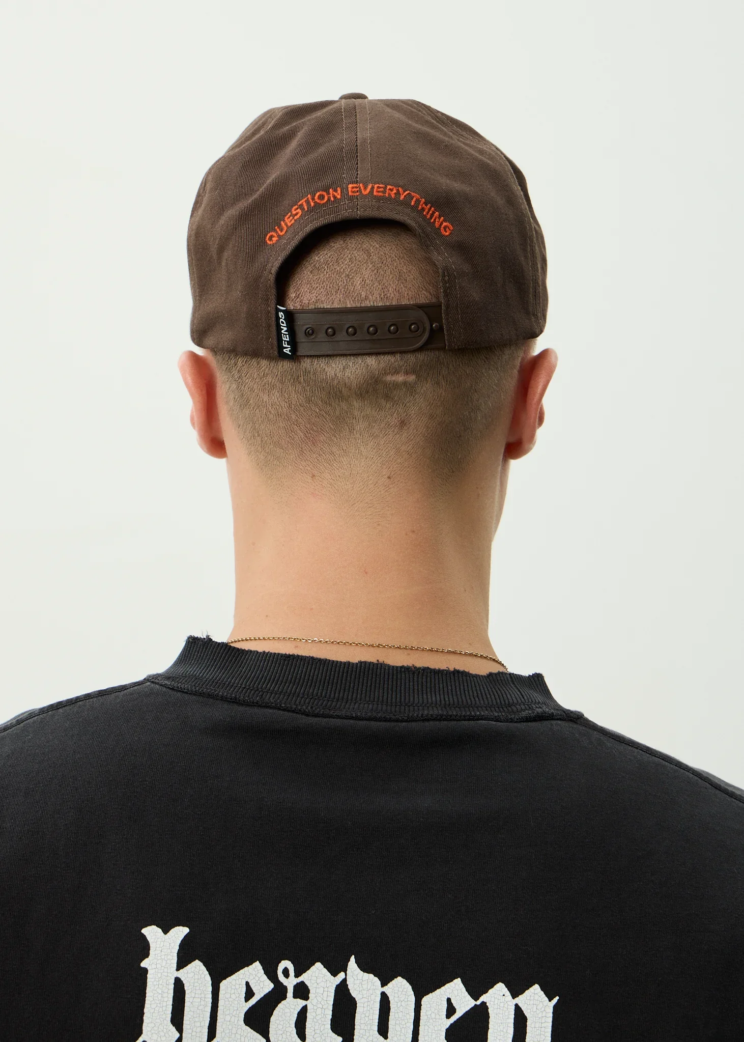 AFENDS Rocked - Five Panel Cap - Coffee - Image 9