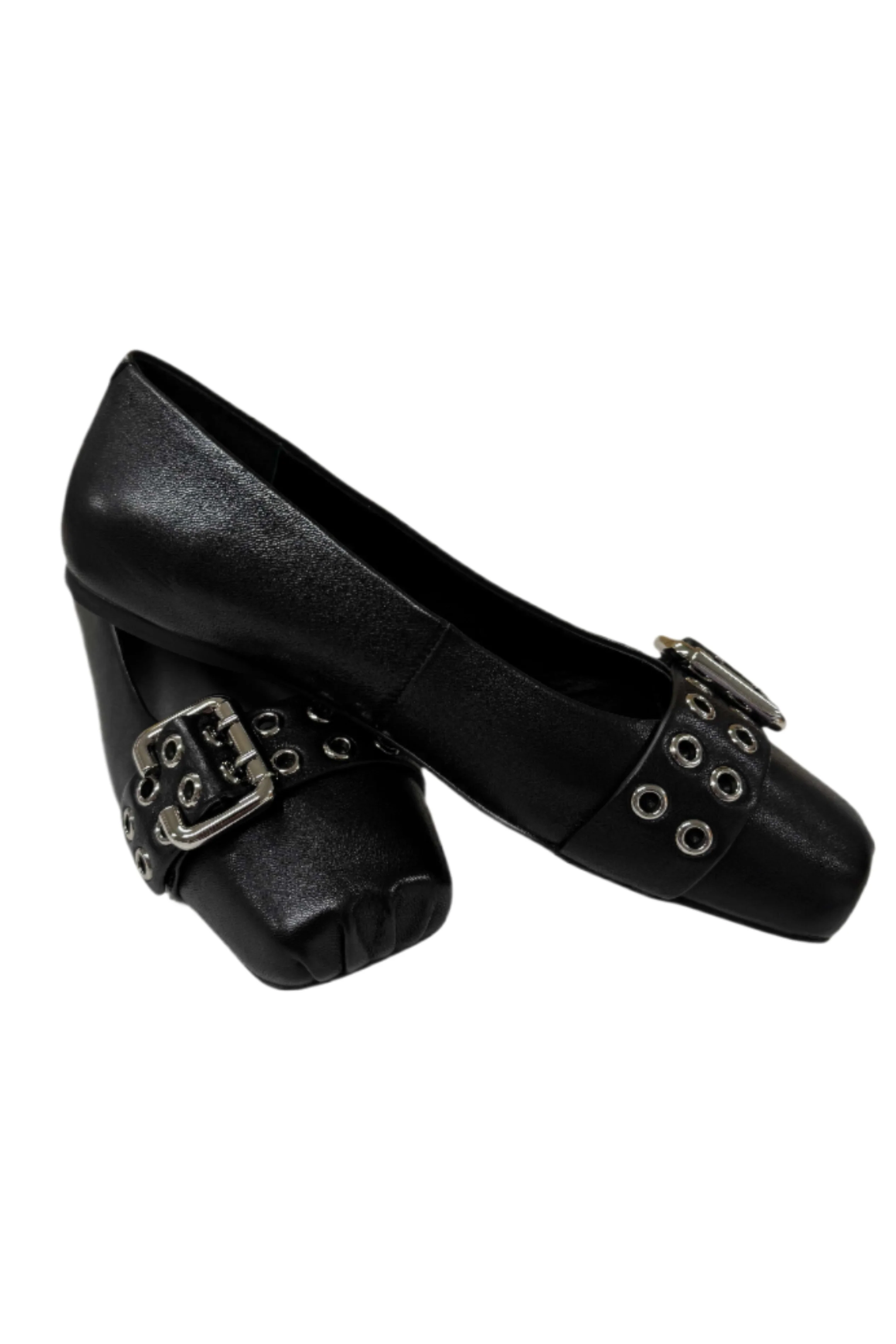 ALIAS MAE Womens Brodie Black Leather