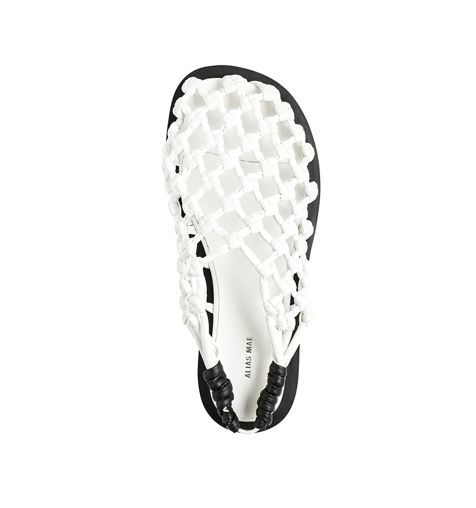 ALIAS MAE Womens Elki Sandal in Ivory - Image 3