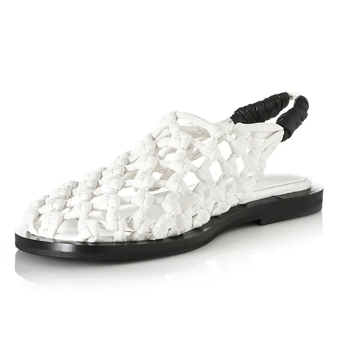 ALIAS MAE Womens Elki Sandal in Ivory - Image 6