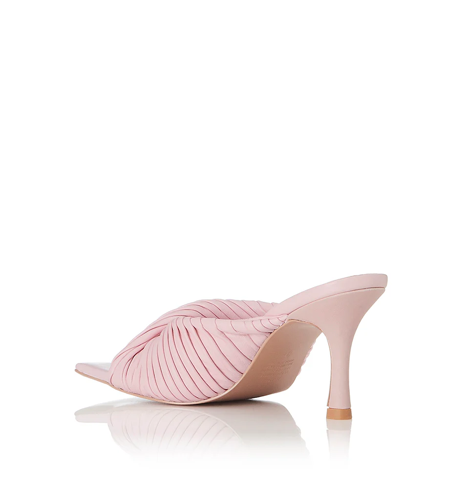 ALIAS MAE Womens Flora Heels - Pale Pink Leather - Image 4