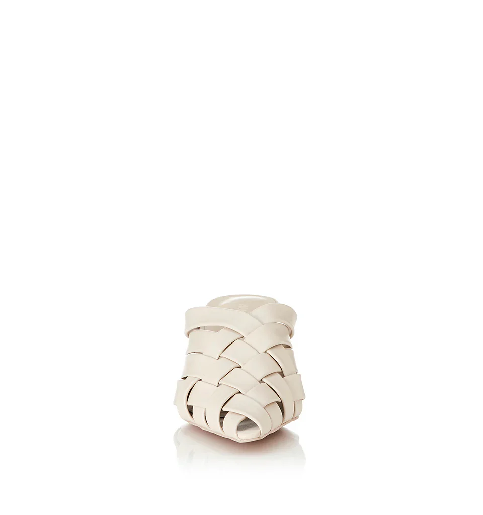 ALIAS MAE Womens Golan  Leather Mules - Bone - Image 5