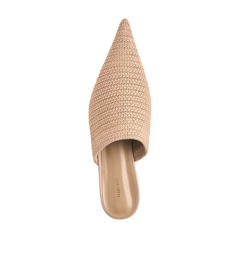 ALIAS MAE Womens Hiro Mule in Natural Woven - Image 3