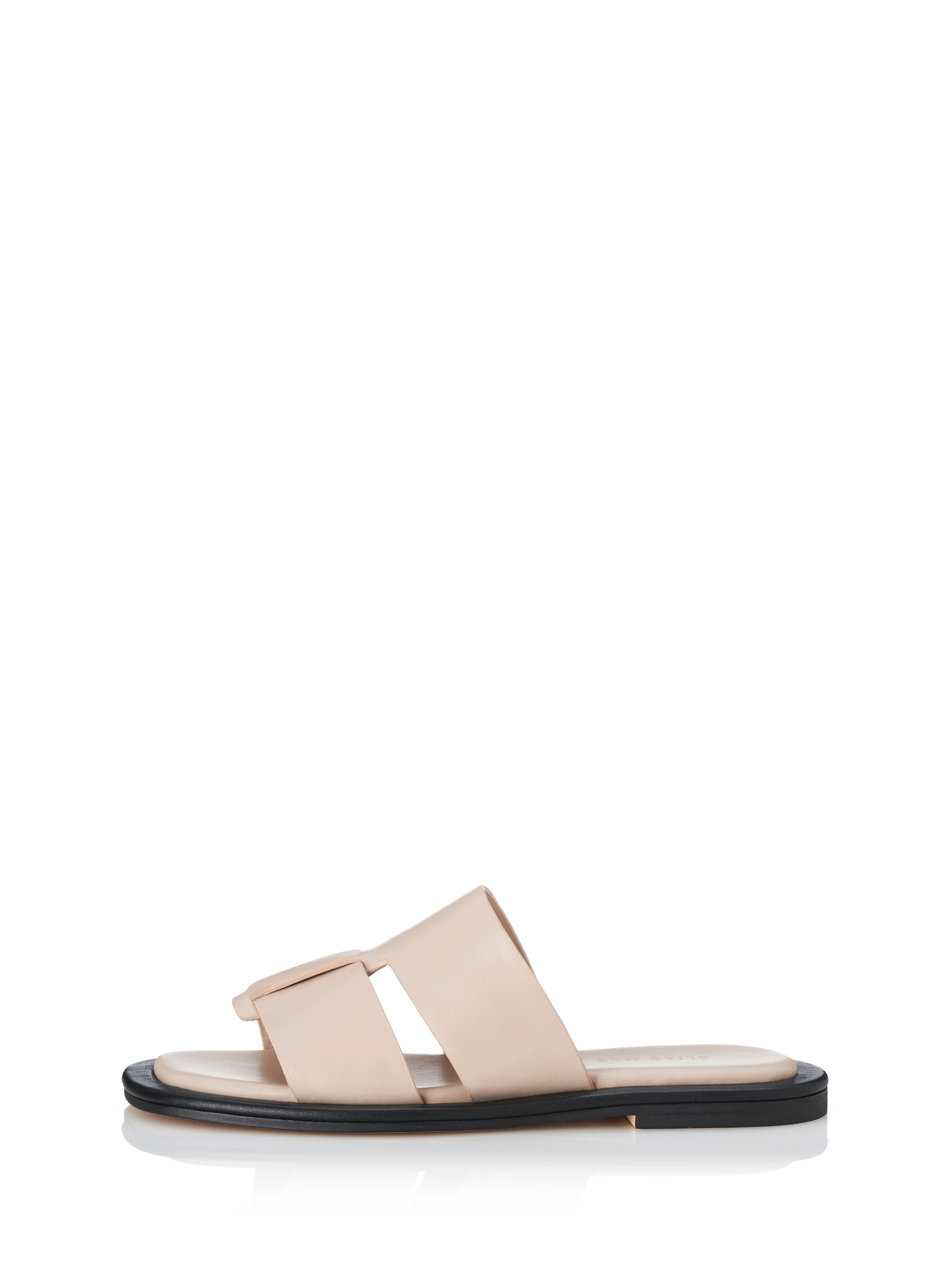 ALIAS MAE Womens Kerryn Slides - Cream Leather