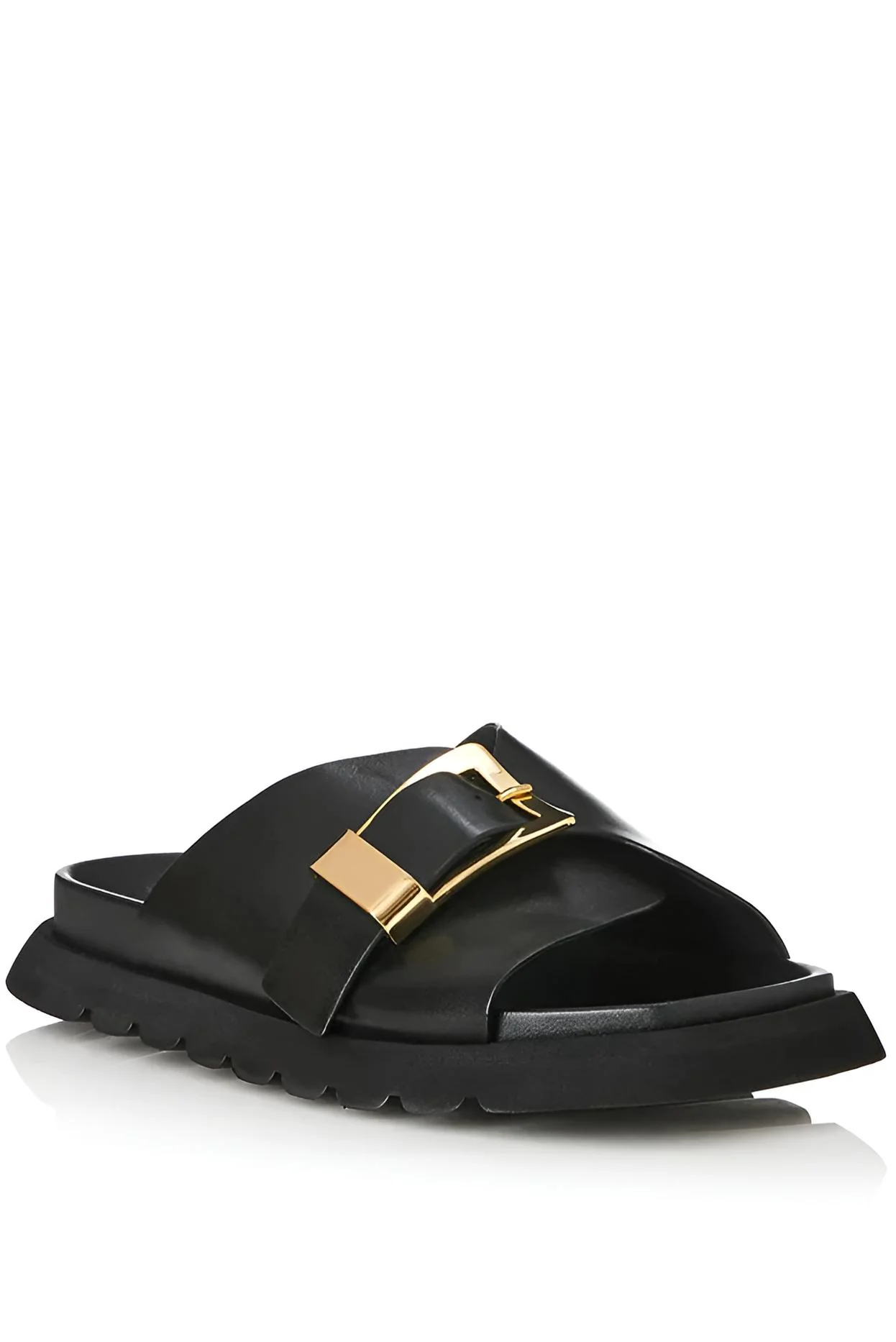 ALIAS MAE Womens Kiaro Sandals - Black Leather