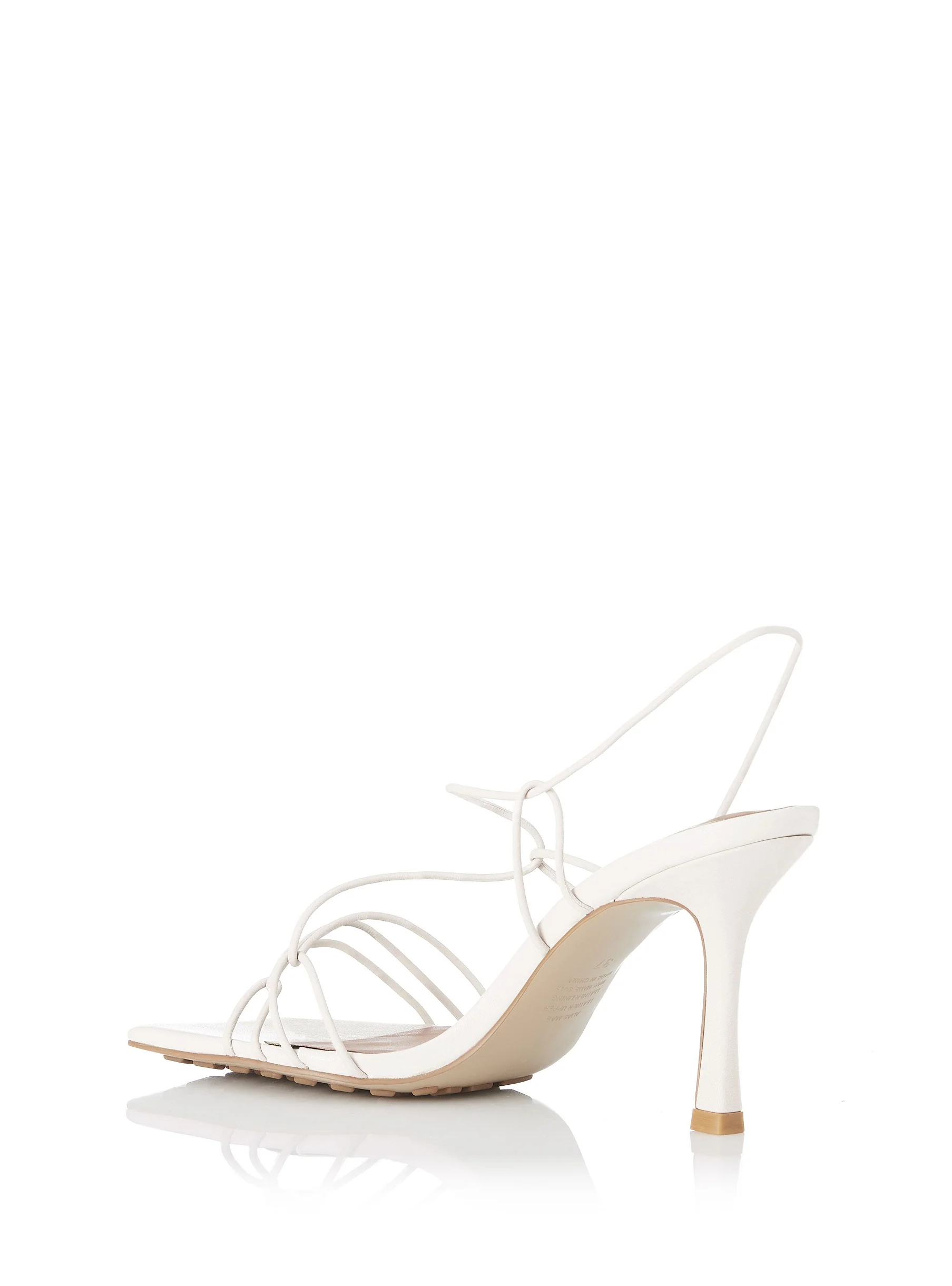 Alias Mae WOMENS LEYLA LEATHER HEELS - IVORY - Image 4