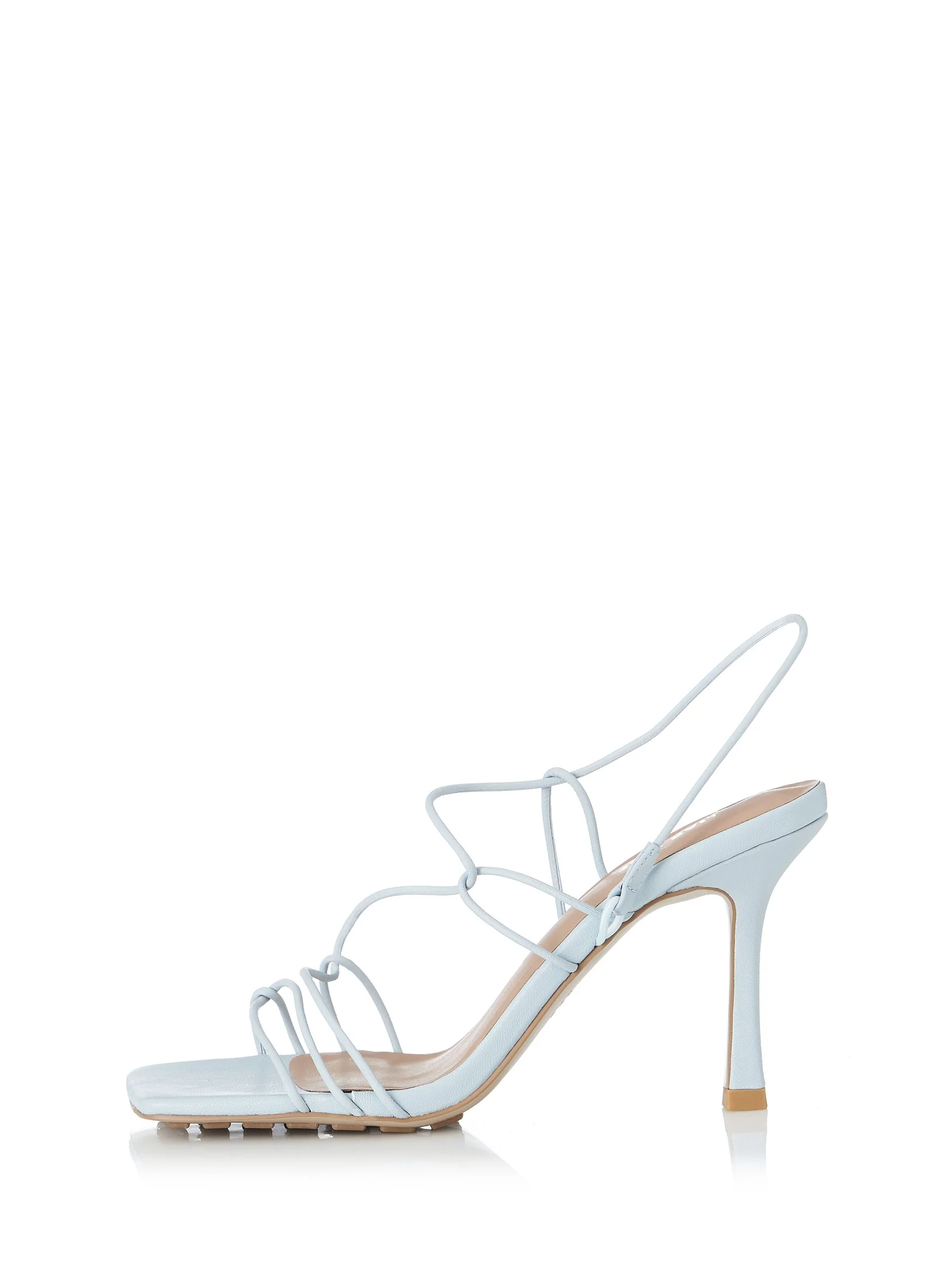 Alias Mae WOMENS LEYLA LEATHER HEELS - PALE BLUE - Image 3