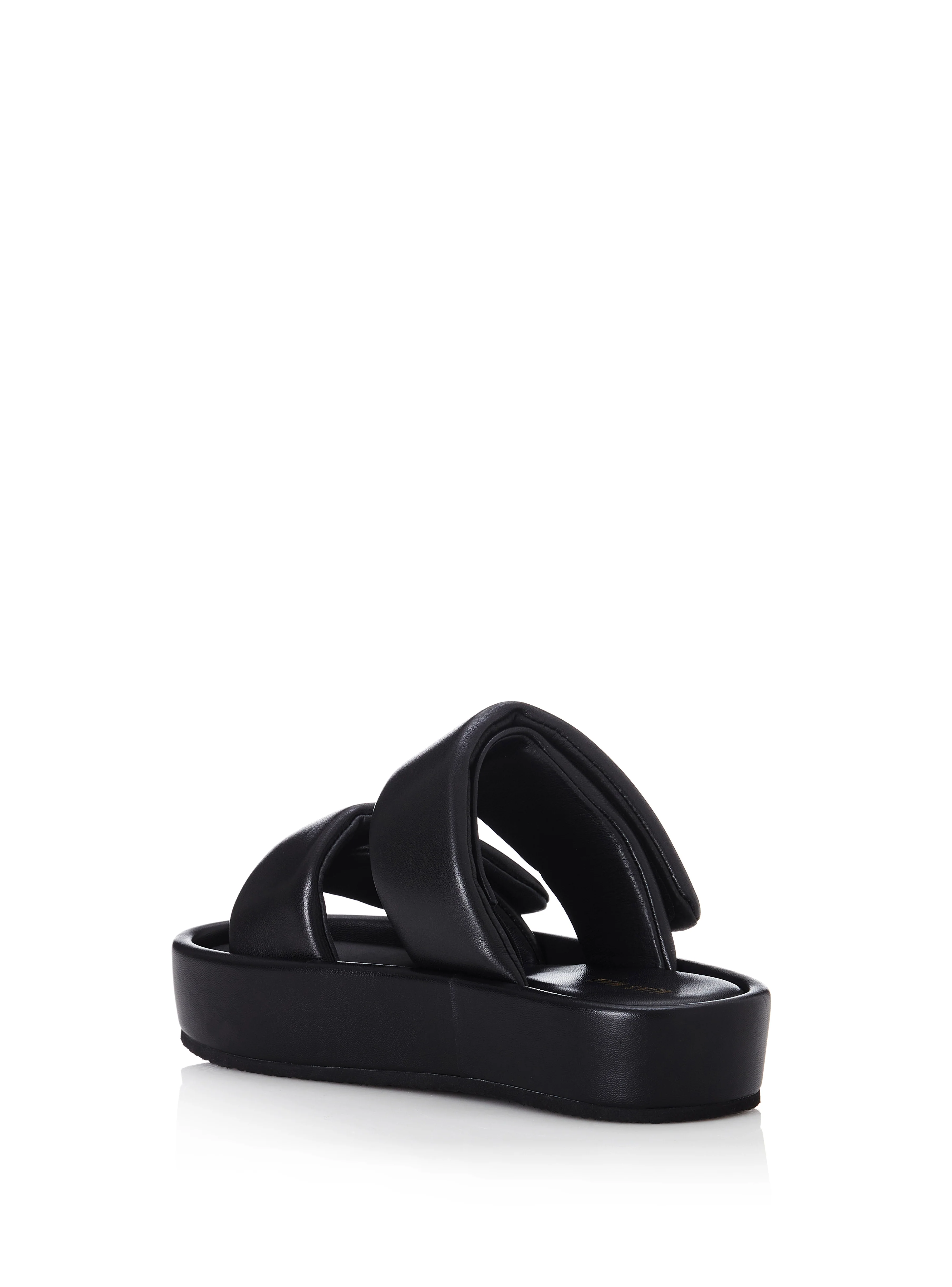ALIAS MAE Womens Natalie Leather Sandals Black - Image 5