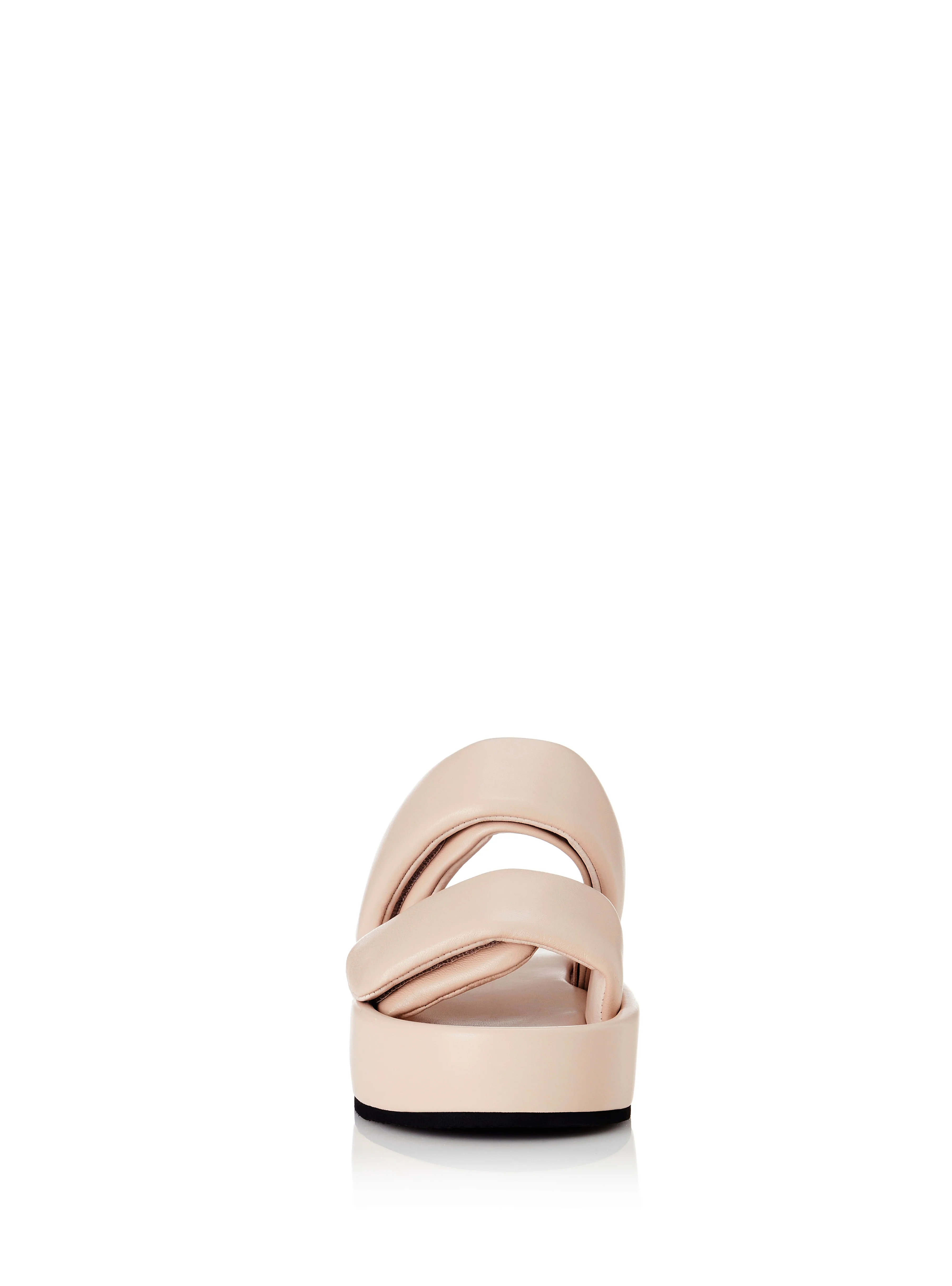 ALIAS MAE Womens Natalie Leather Sandals Cream Leather - Image 3