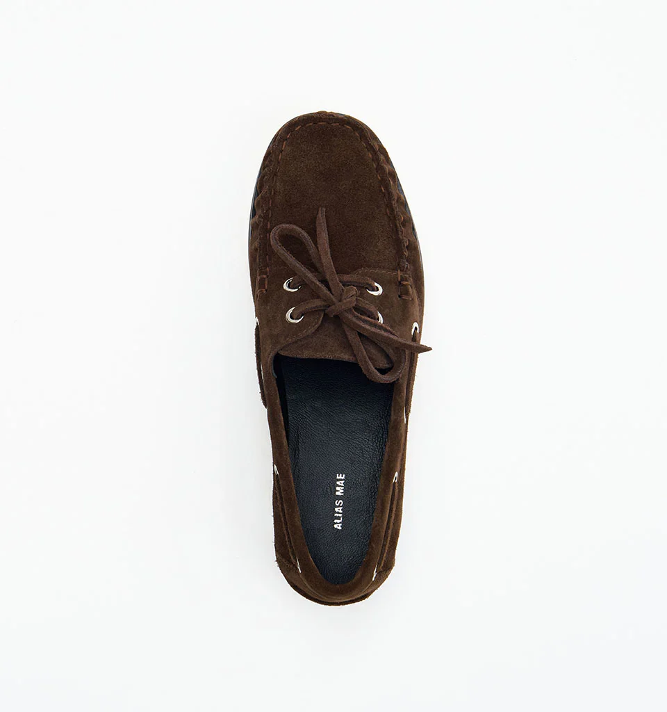 ALIAS MAE Womens Raine in Chocolate Suede - Image 3