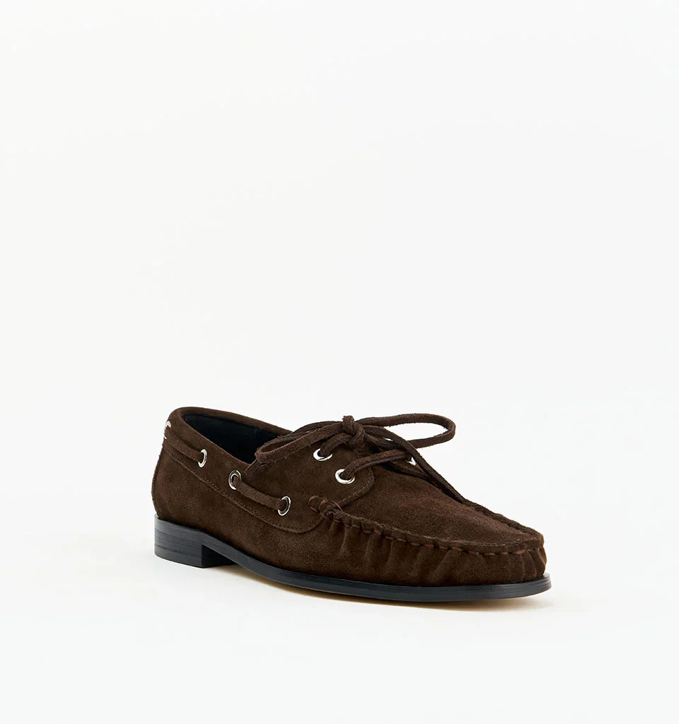 ALIAS MAE Womens Raine in Chocolate Suede - Image 4