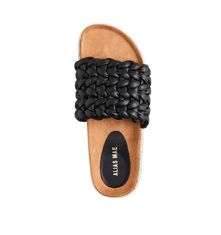 ALIAS MAE Womens Wilma Flatform Slides Black - Image 2