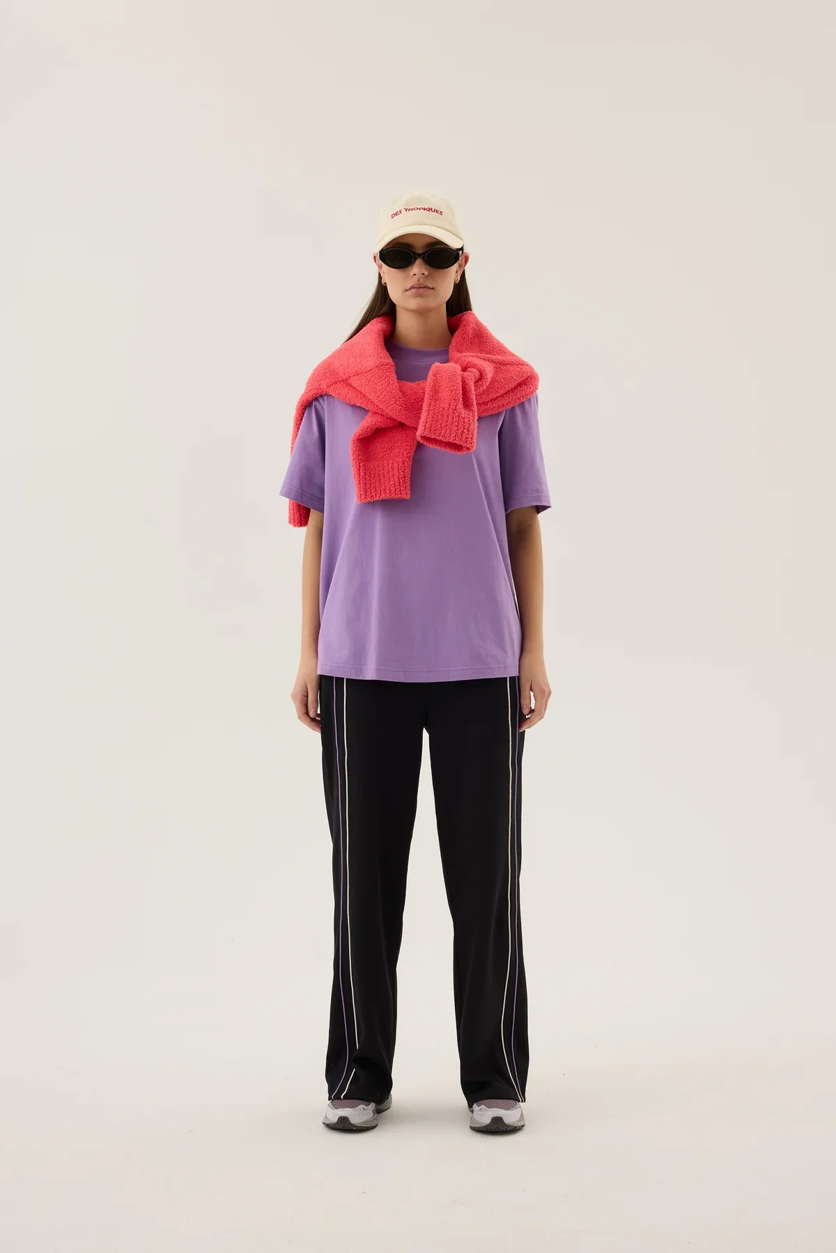 ARAMINTA JAMES Womens Aime Cardigan Coral - Image 3