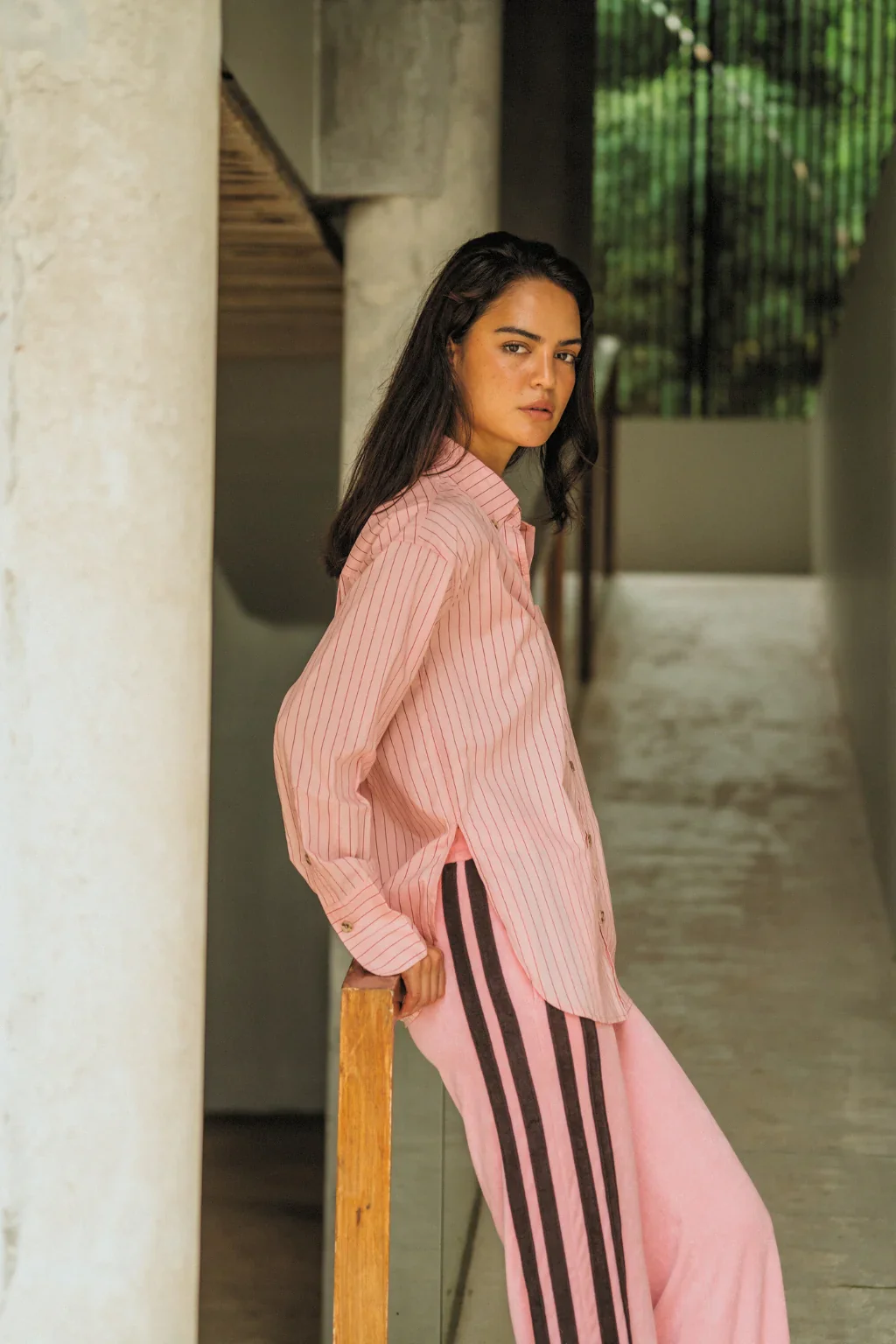ARAMINTA JAMES Womens AJ Terry Pant in Candy Pink - Image 10