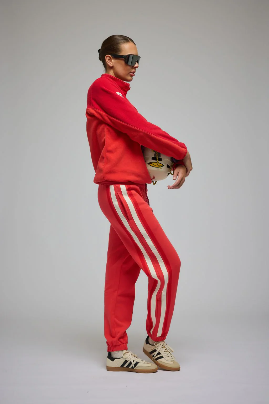 ARAMINTA JAMES Womens Bisous Trackpant Coral - Image 2