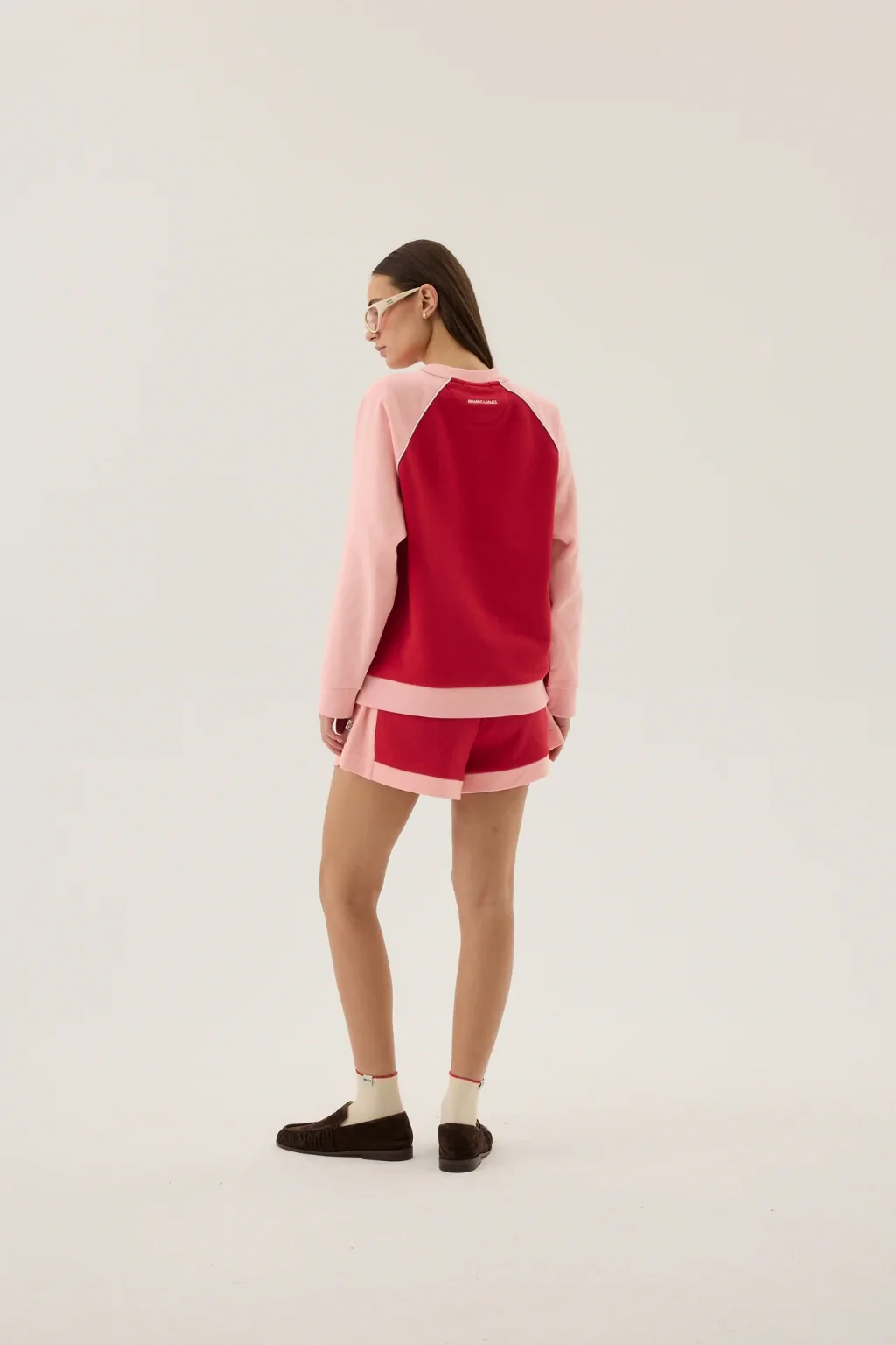 ARAMINTA JAMES Womens Chilli Sweatshirt in Poppy Red - Image 4