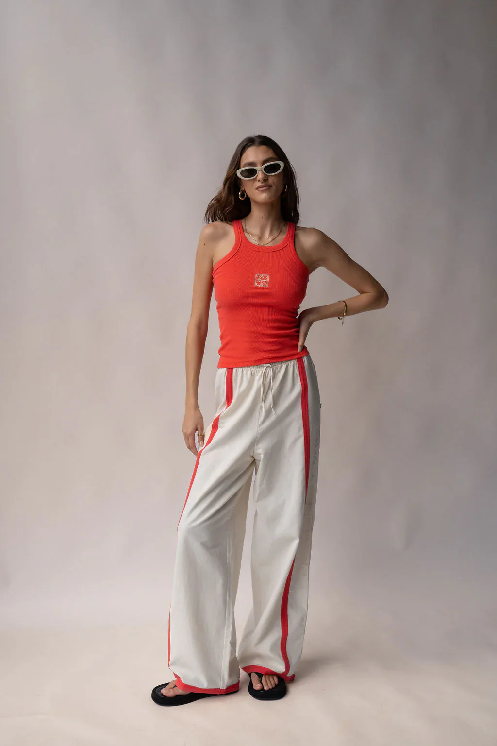 ARAMINTA JAMES Womens Del Mar Pant - Lobster Red - Image 2