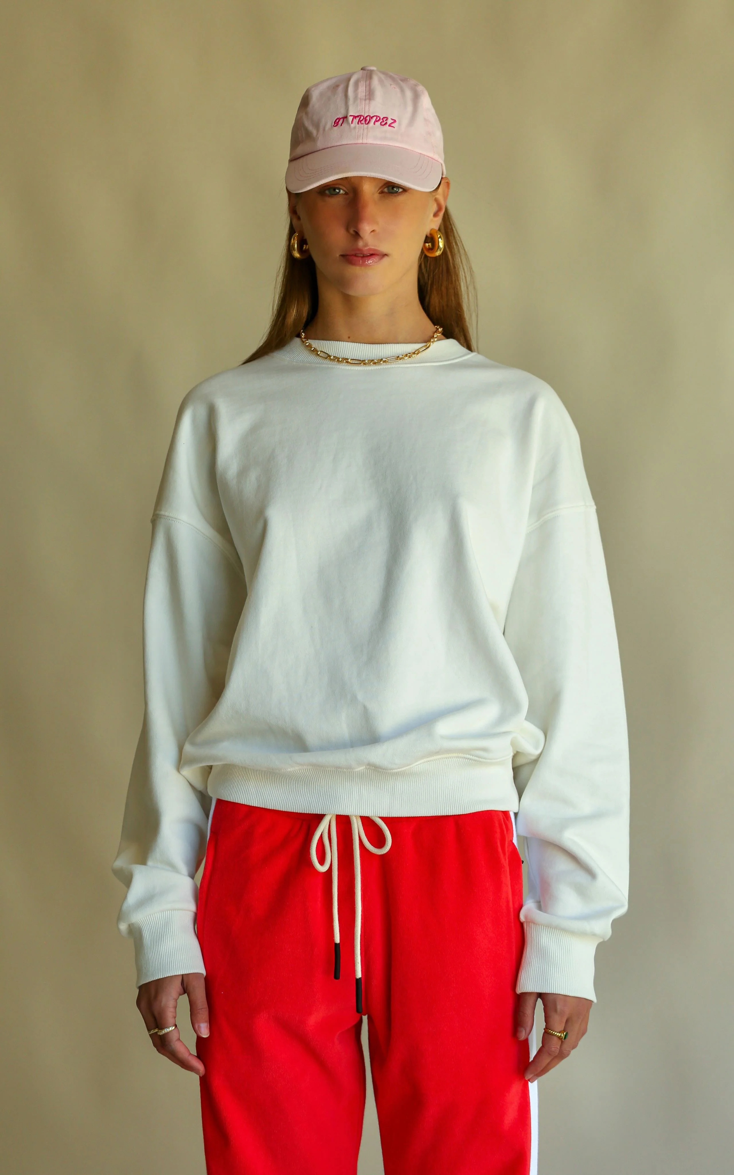 ARAMINTA JAMES Womens Merci Sweatshirt - Snow - Image 4