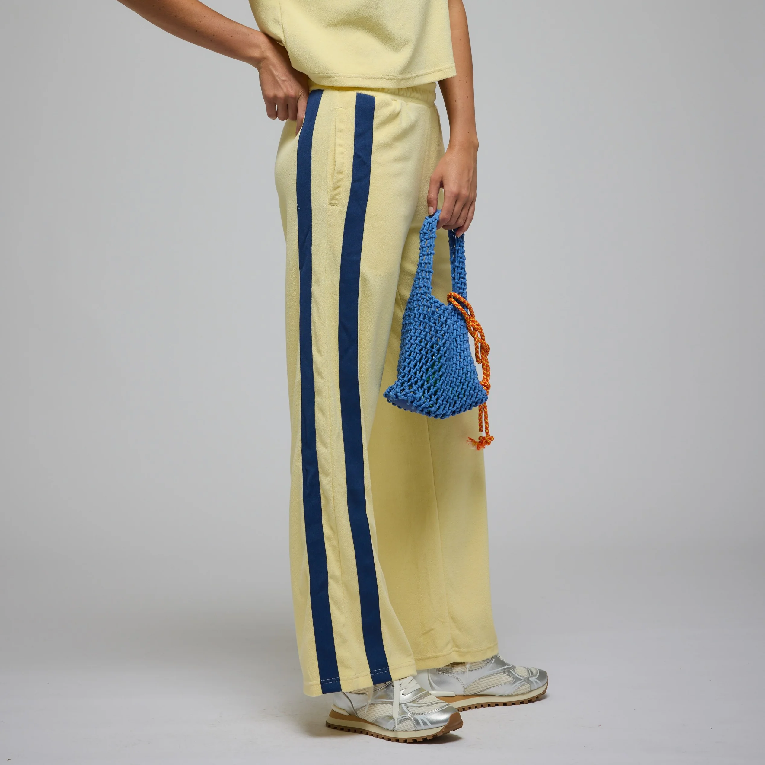ARAMINTA JAMES Womens Voyage Terry Pant Lemon Cream - Image 9