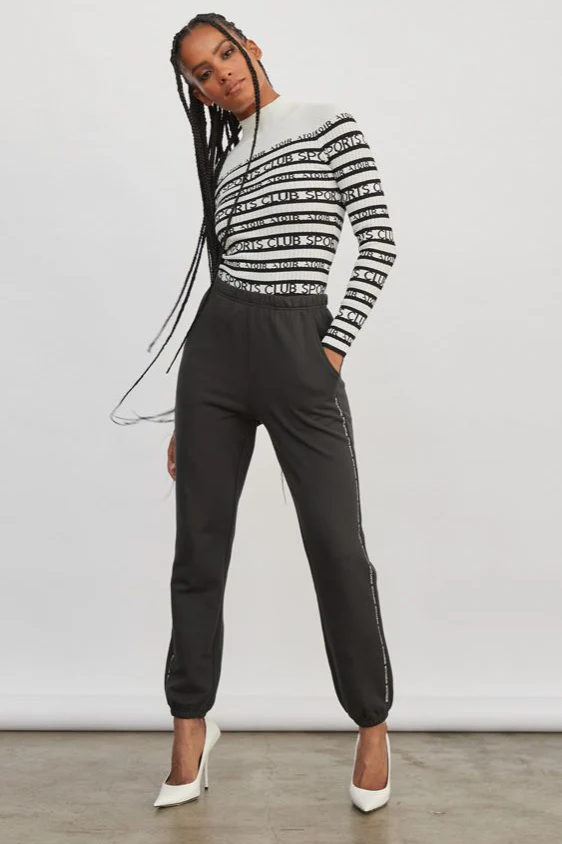 ATOIR SPORTS CLUB Womens The All Star Track Pants - Vintage Black - Image 7