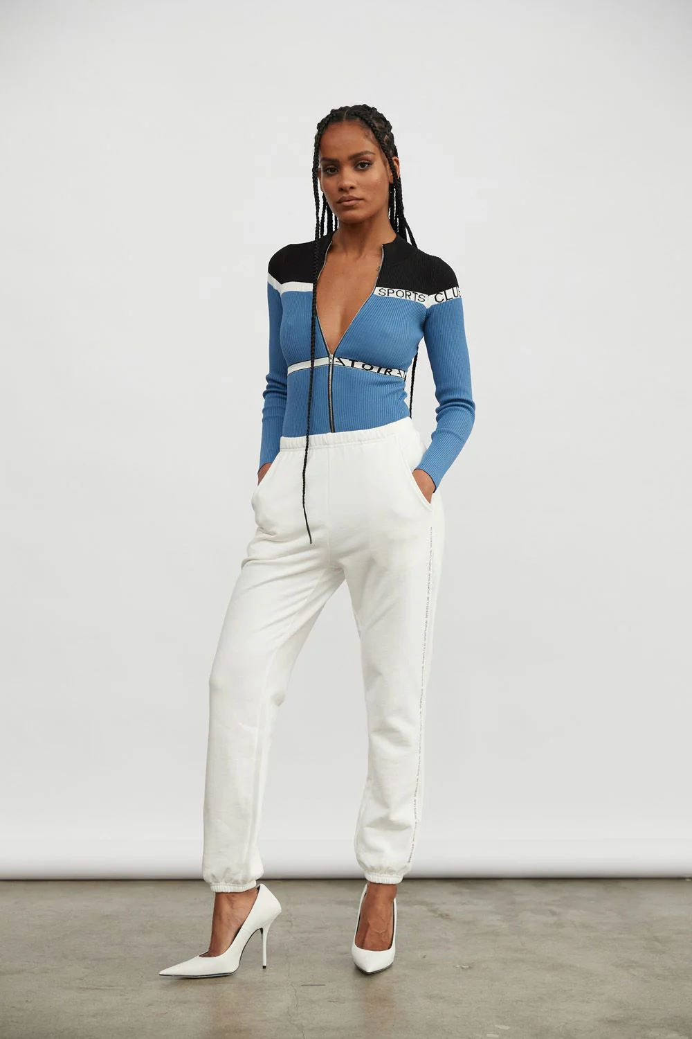 ATOIR SPORTS CLUB Womens The All Star Track Pants - White - Image 14