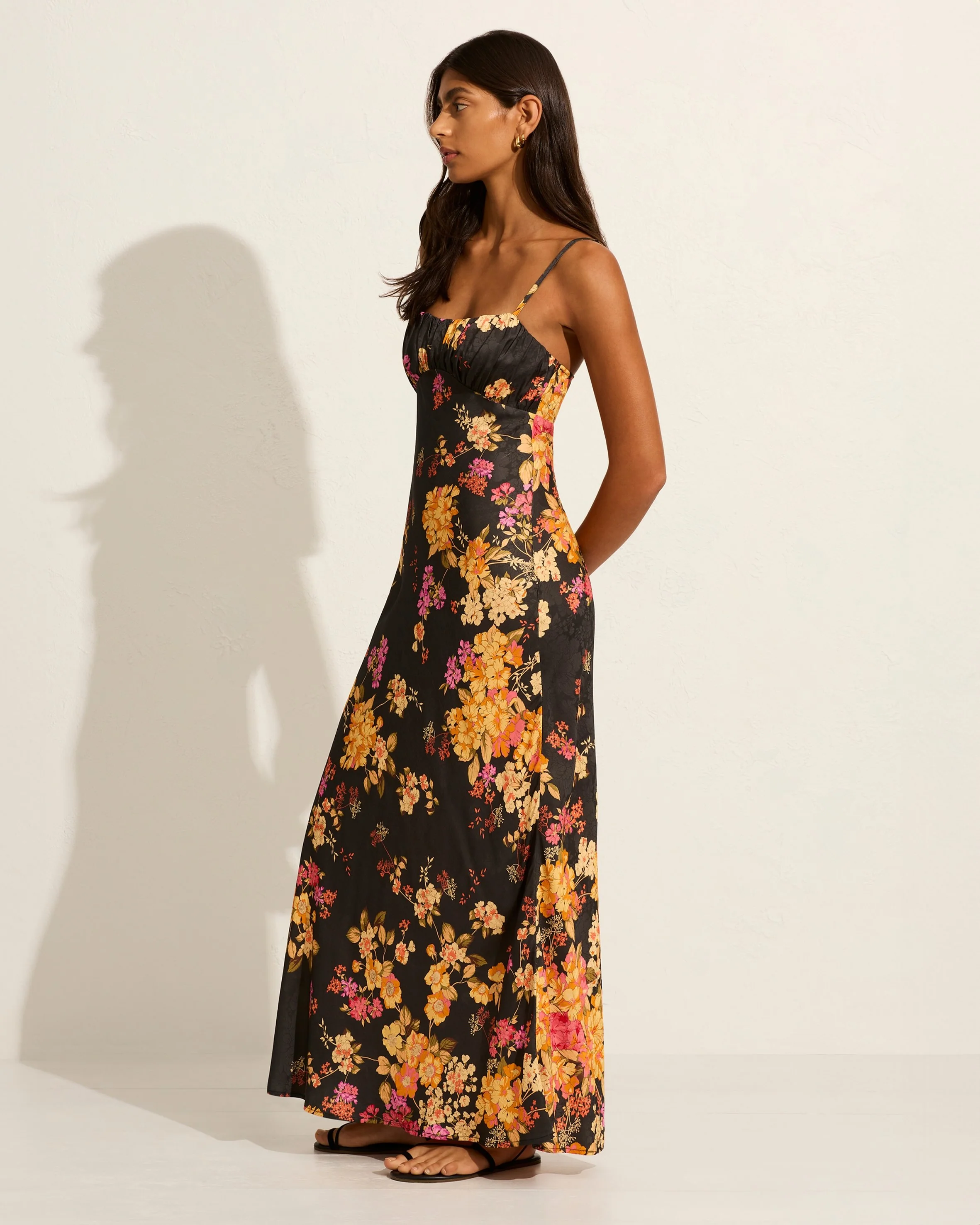 AUGUSTE THE LABEL Womens Lavinia Maxi Dress - Black - Image 2