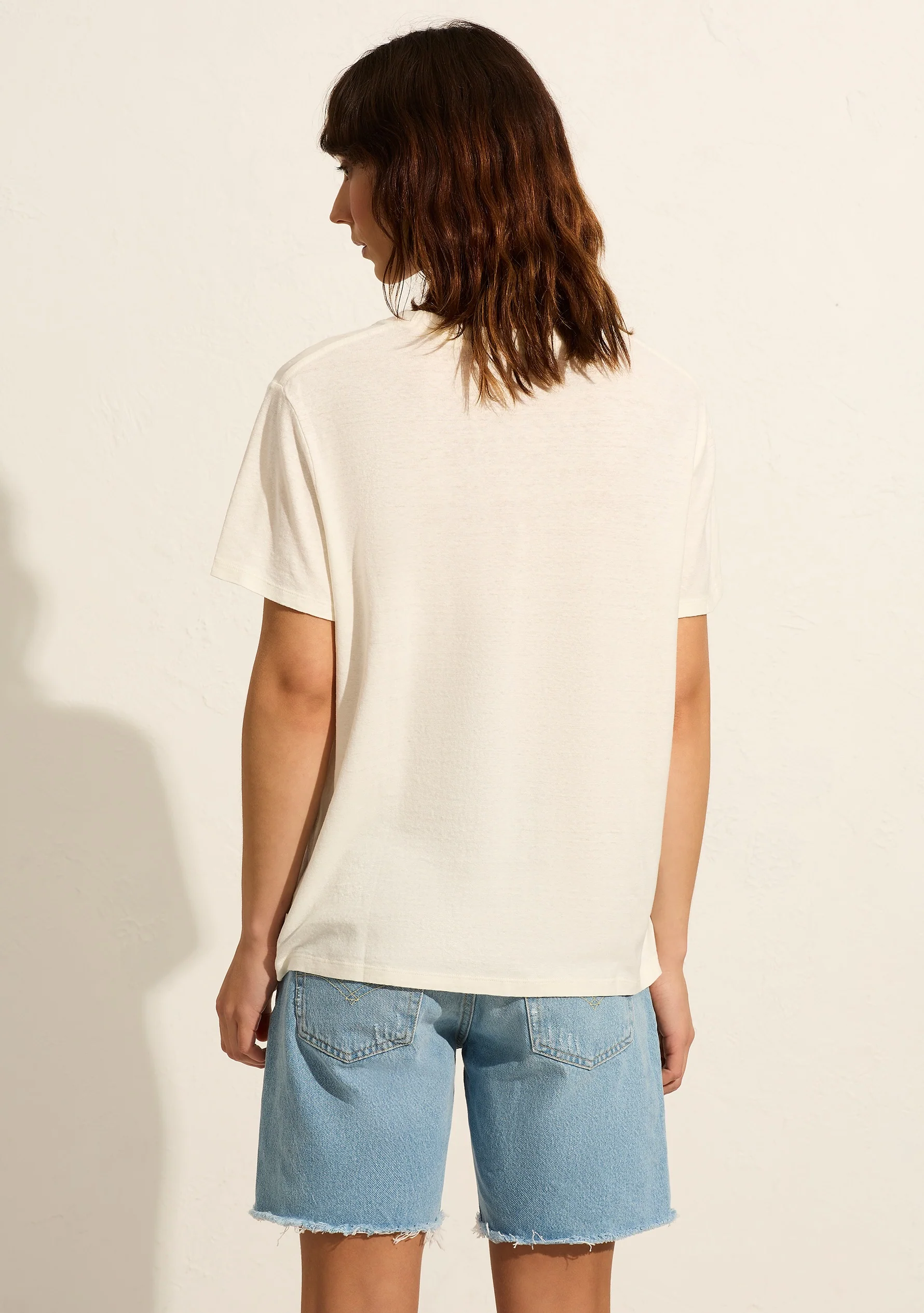 AUGUSTE THE LABEL Womens Moonrider Classic Tee - Off White - Image 3
