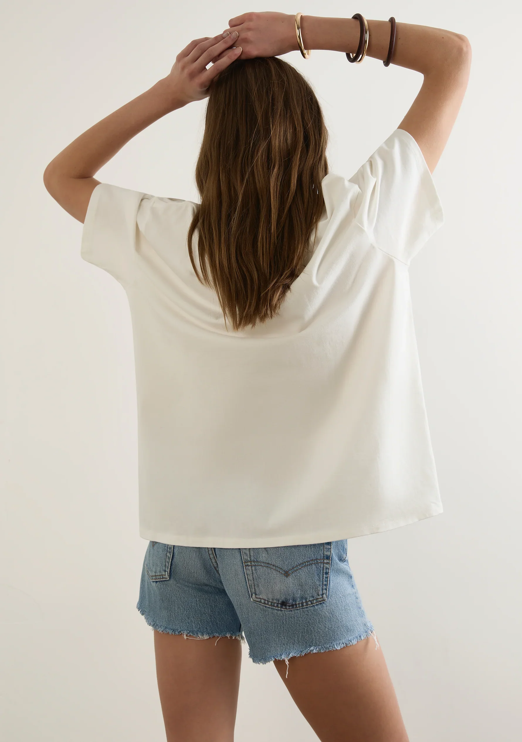AUGUSTE THE LABEL Womens Picante Boyfriend Tee in White - Image 3