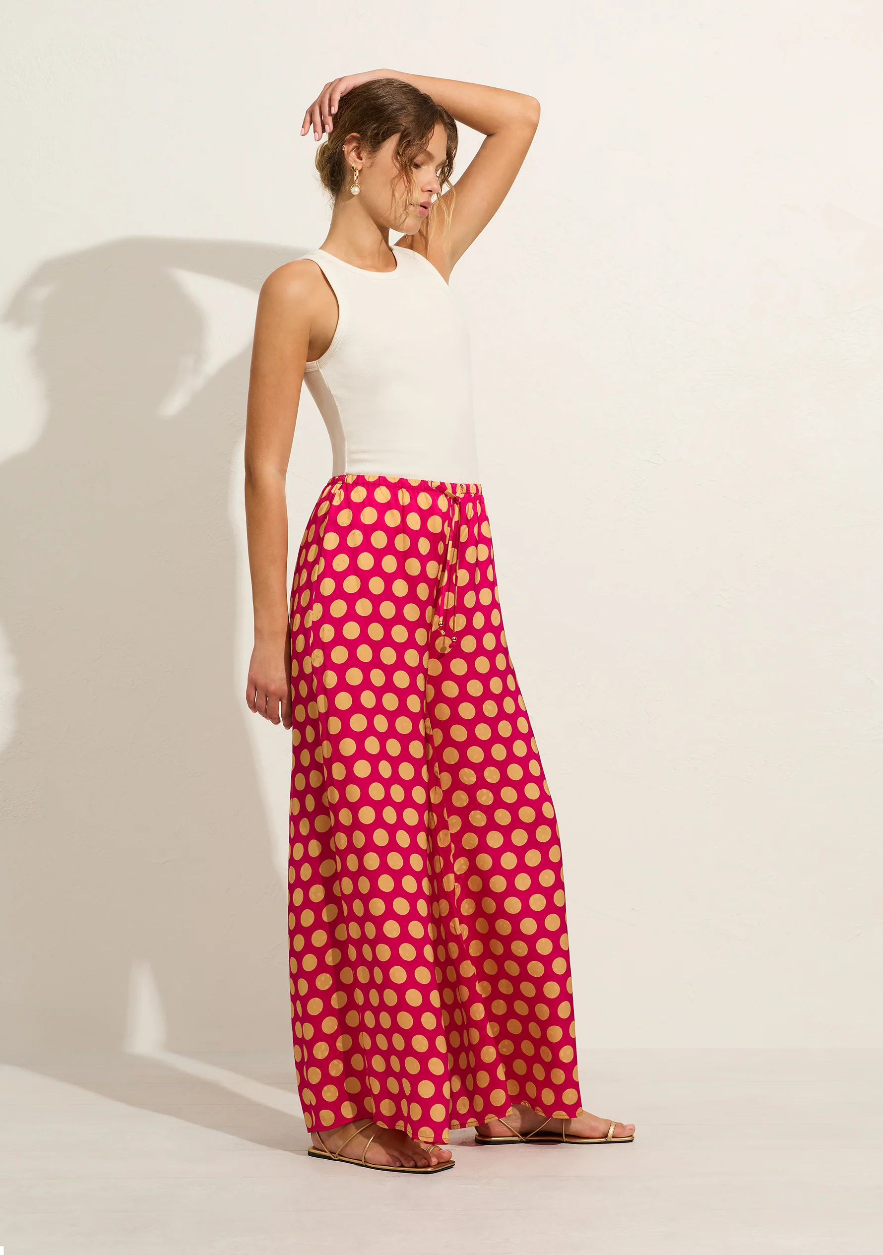 AUGUSTE THE LABEL Womens Shyla Pant - Fuchsia - Image 3