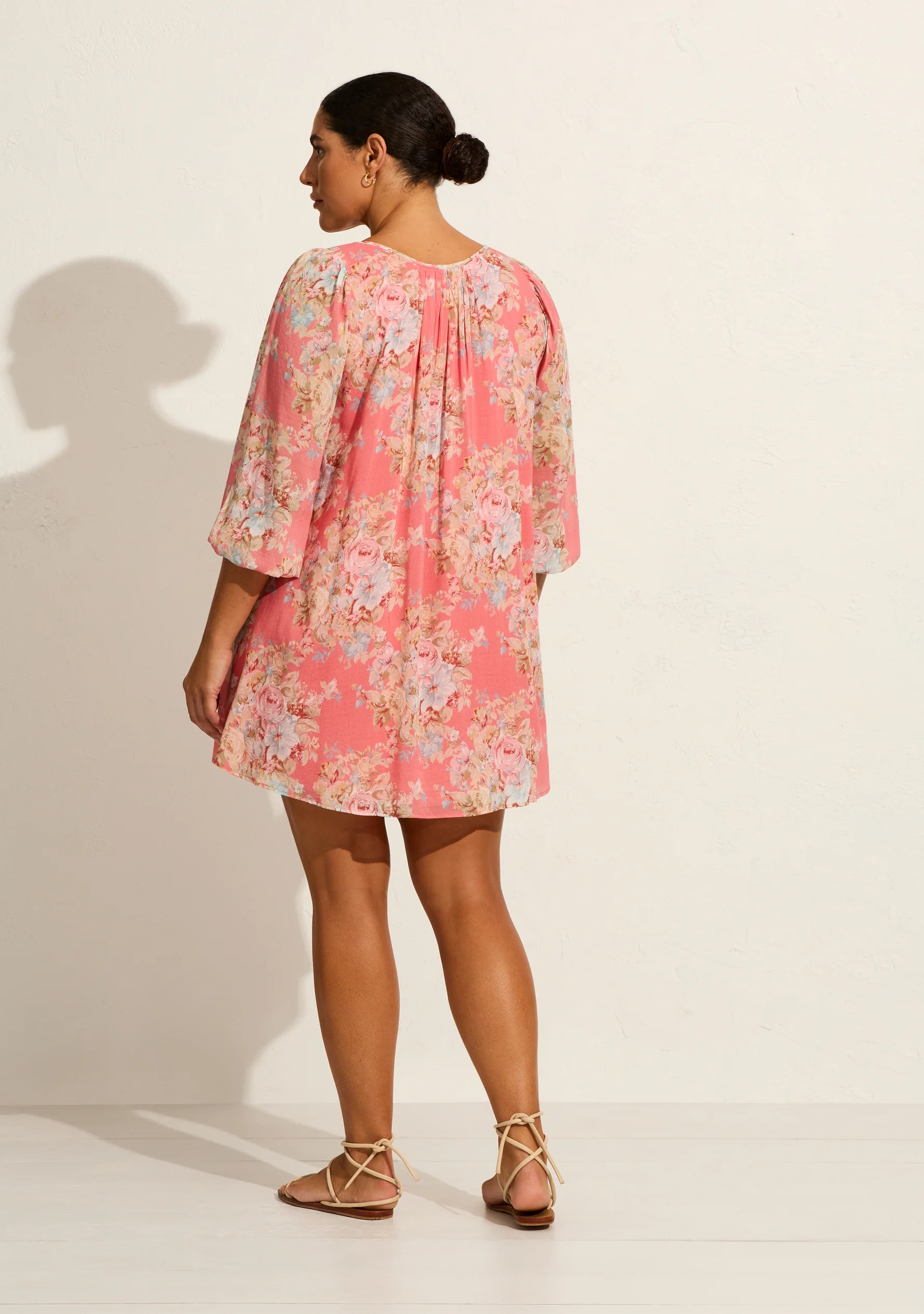 AUGUSTE THE LABEL Womens Willow Mini Dress - Rose Pink - Image 10