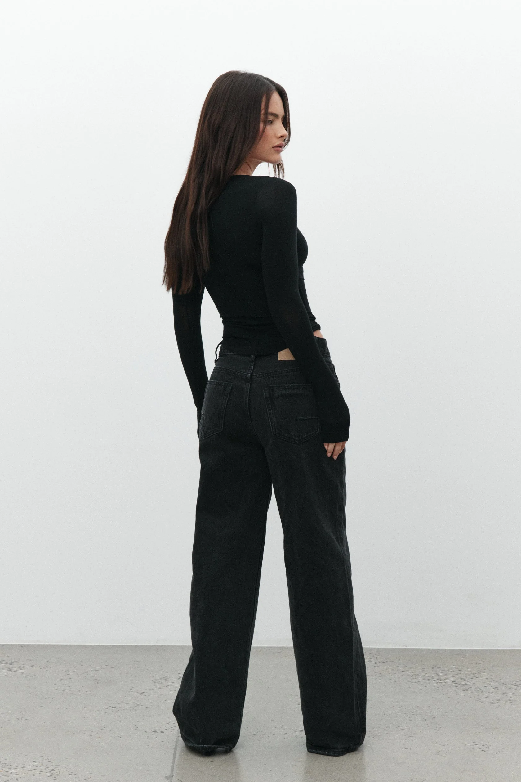 BAYSE BRAND Womens Anisa Top - Shadow - Image 4