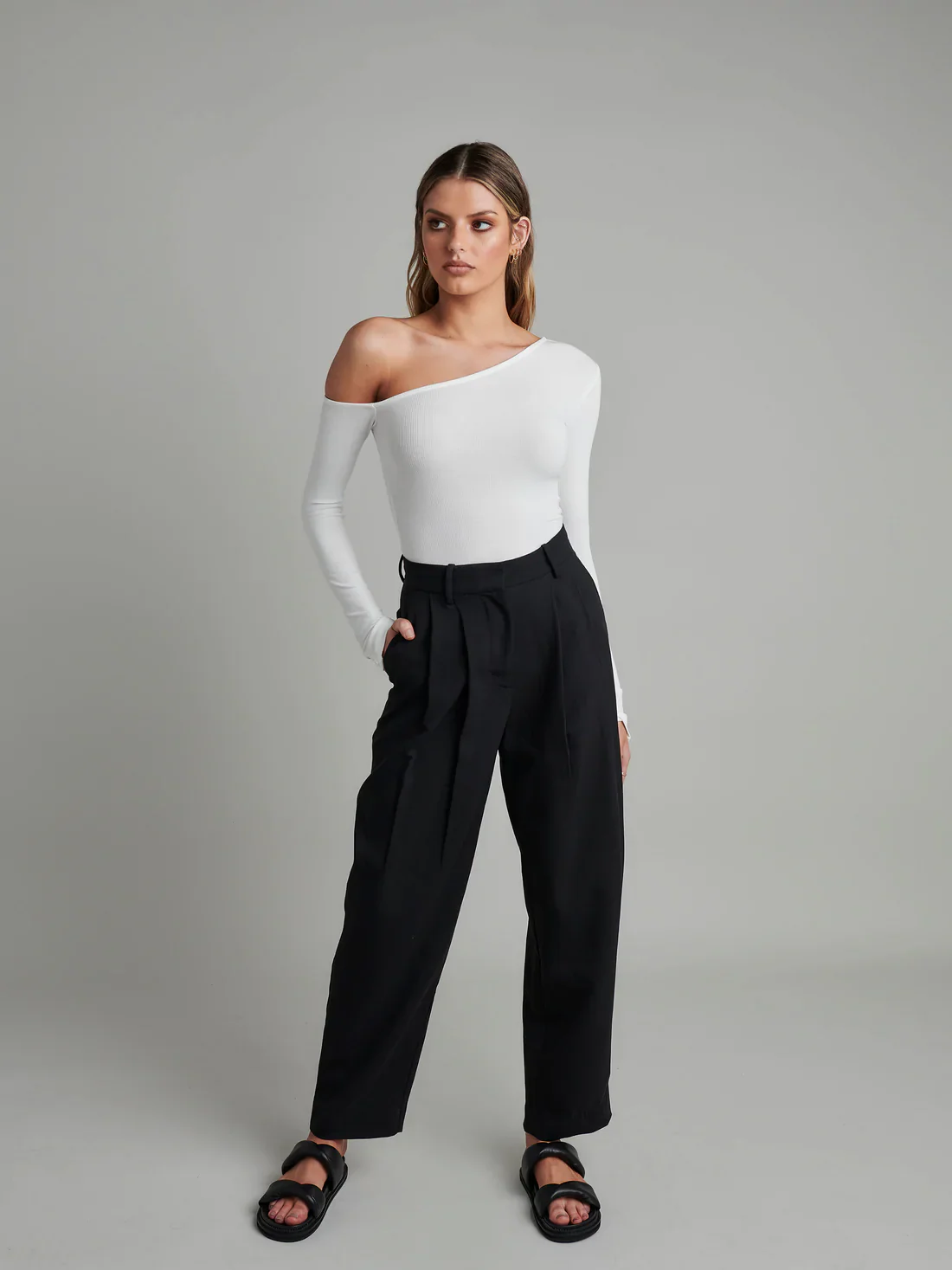 BAYSE BRAND Womens Maddison Bodysuit White - Image 6
