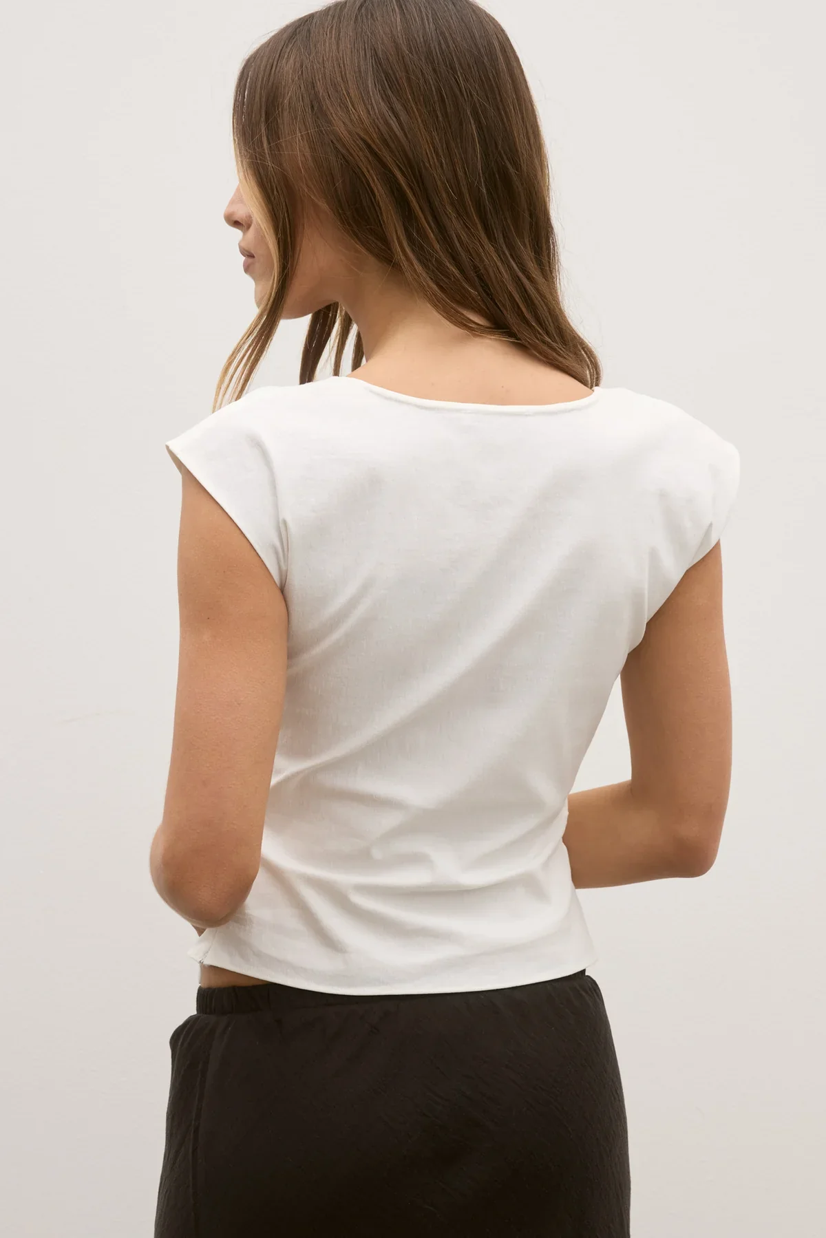 BAYSE BRAND Womens Rani Top in White - Image 5