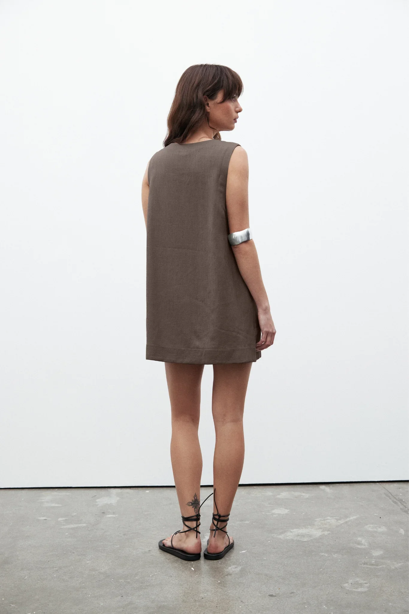 BAYSE BRAND Womens Skylar Dress - Chocolate - Image 2