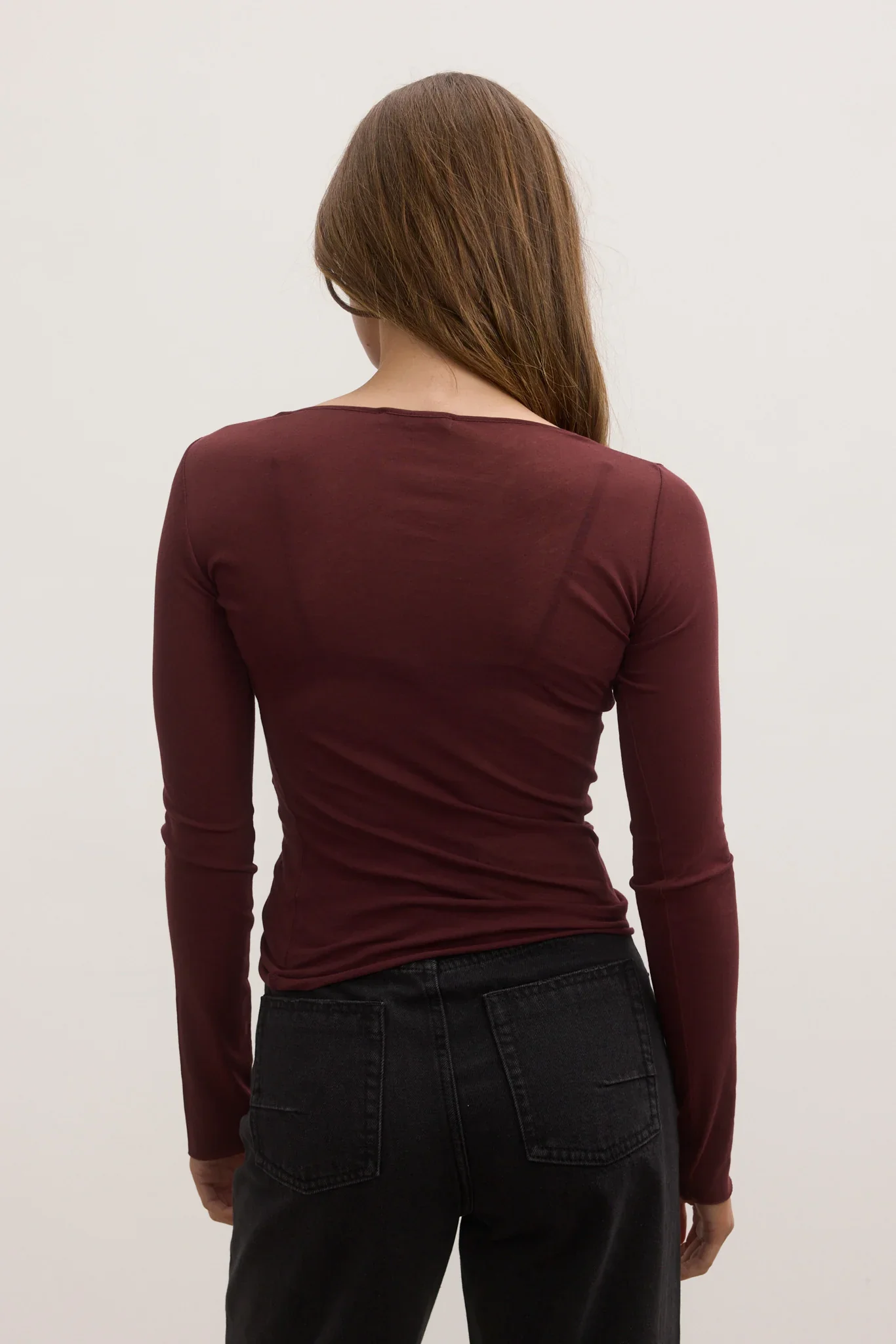 BAYSE BRAND Womens Zoe Top Plum - Image 5