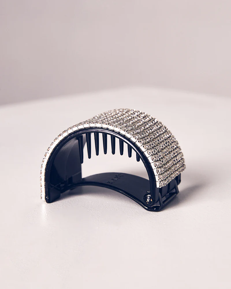 BILLINI Womens Maxine Diamante Hair Cuff - Silver - Image 3