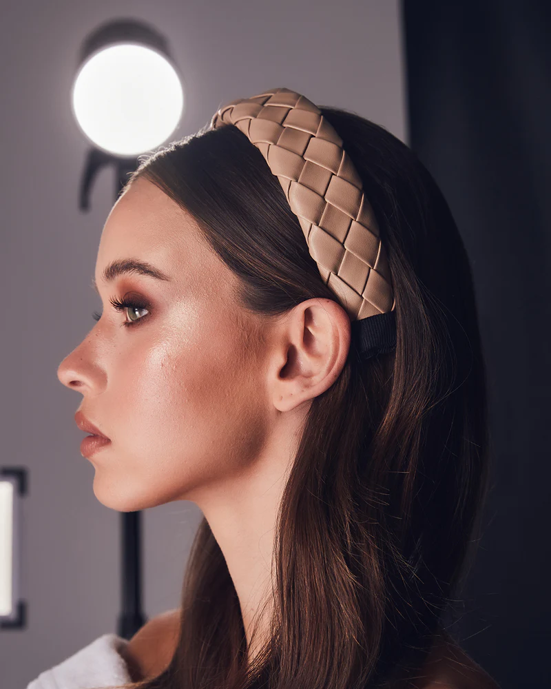 BILLINI Womens Sammy Woven Headband - Nude - Image 2