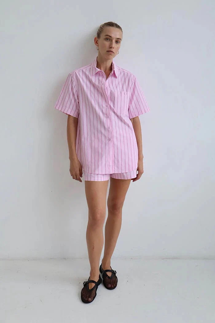 BLANCA Womens Alessia Shirt - Pink - Image 11