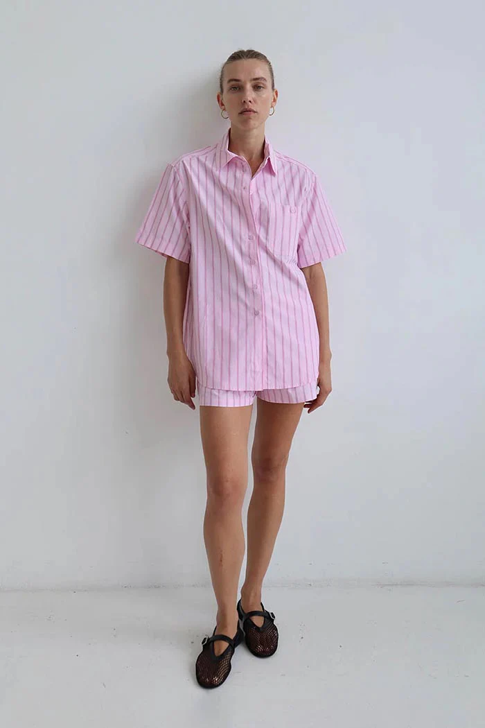 BLANCA Womens Alessia Shirt - Pink - Image 8