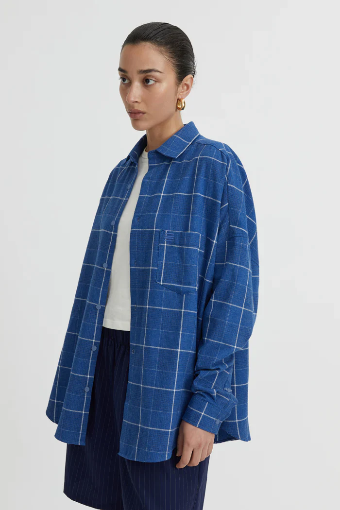BLANCA Womens Bexley Shirt in Blue - Image 8