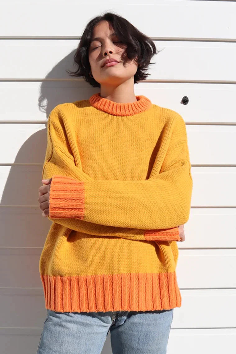 BLANCA Womens Chambord Knit Tumeric