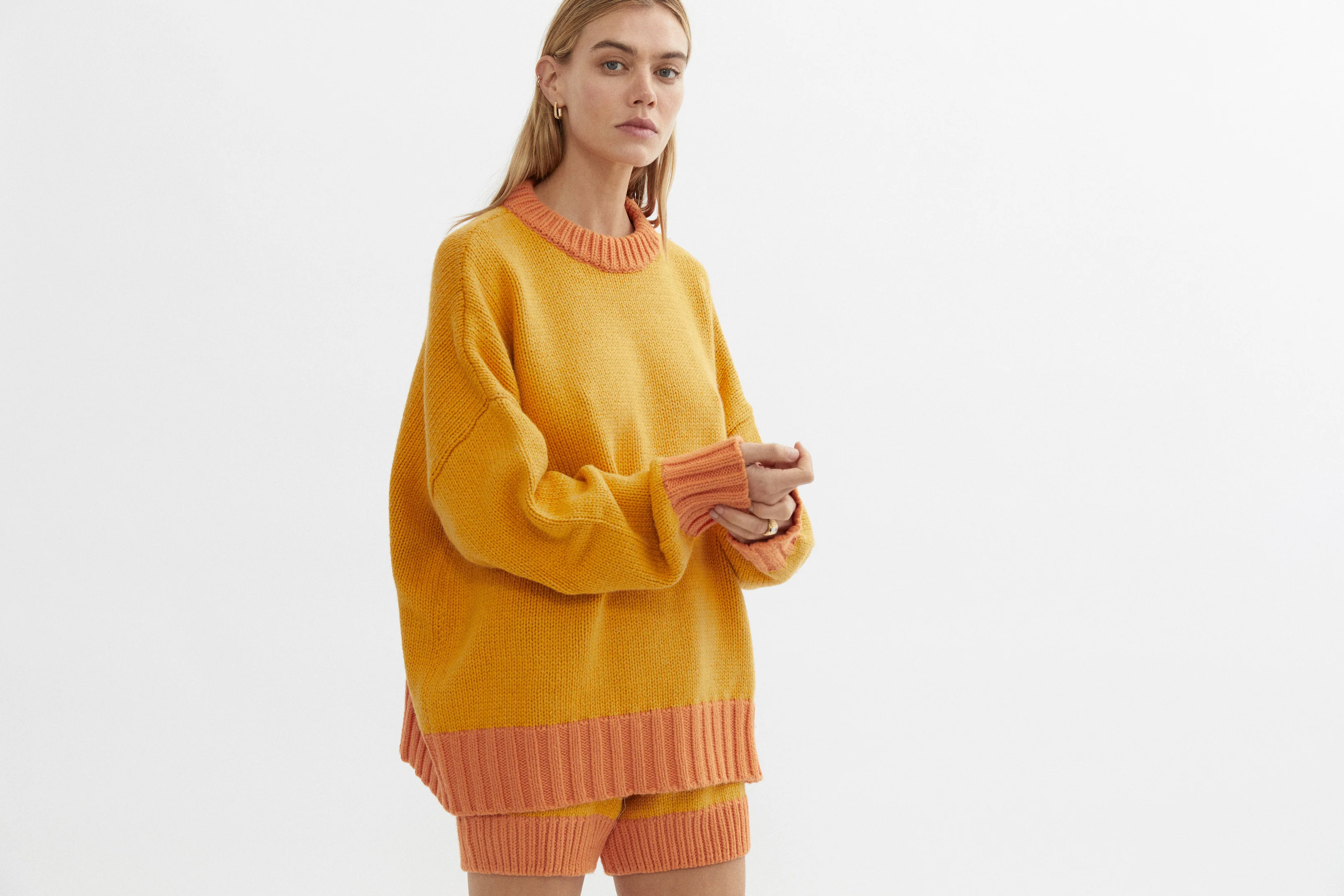 BLANCA Womens Chambord Knit Tumeric - Image 3