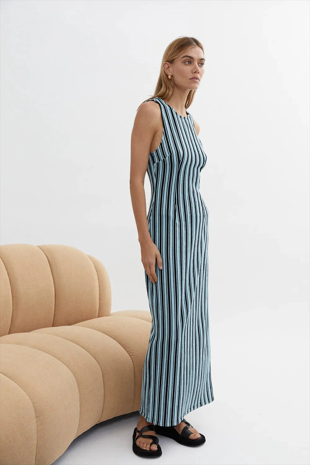BLANCA Womens Demi Dress Blue - Image 2