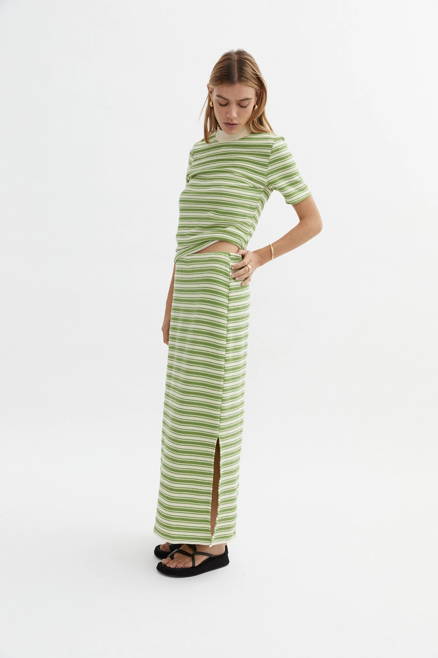 BLANCA Womens Demi Shirt Green - Image 3
