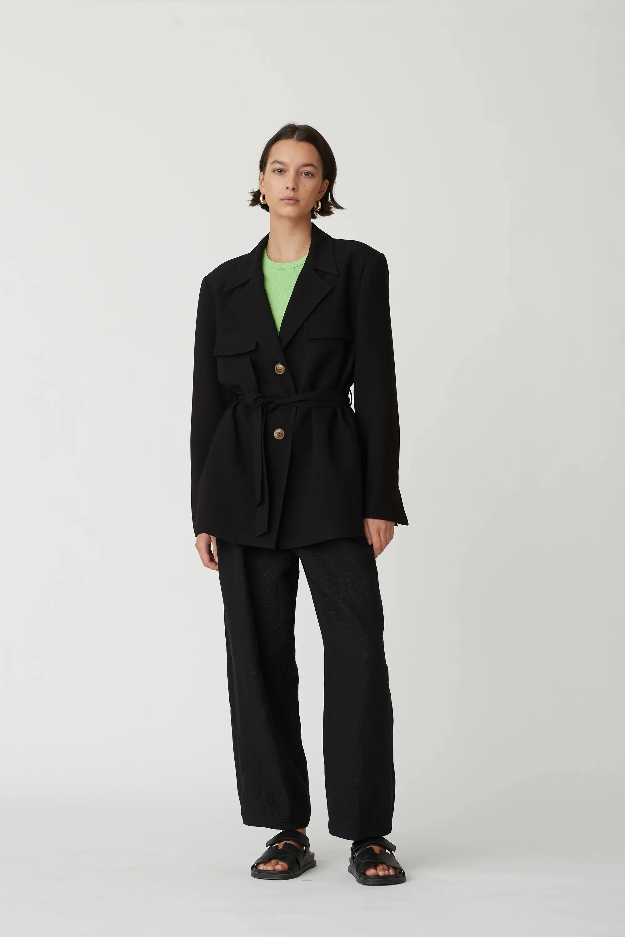 BLANCA Womens Denis Blazer Black - Image 8